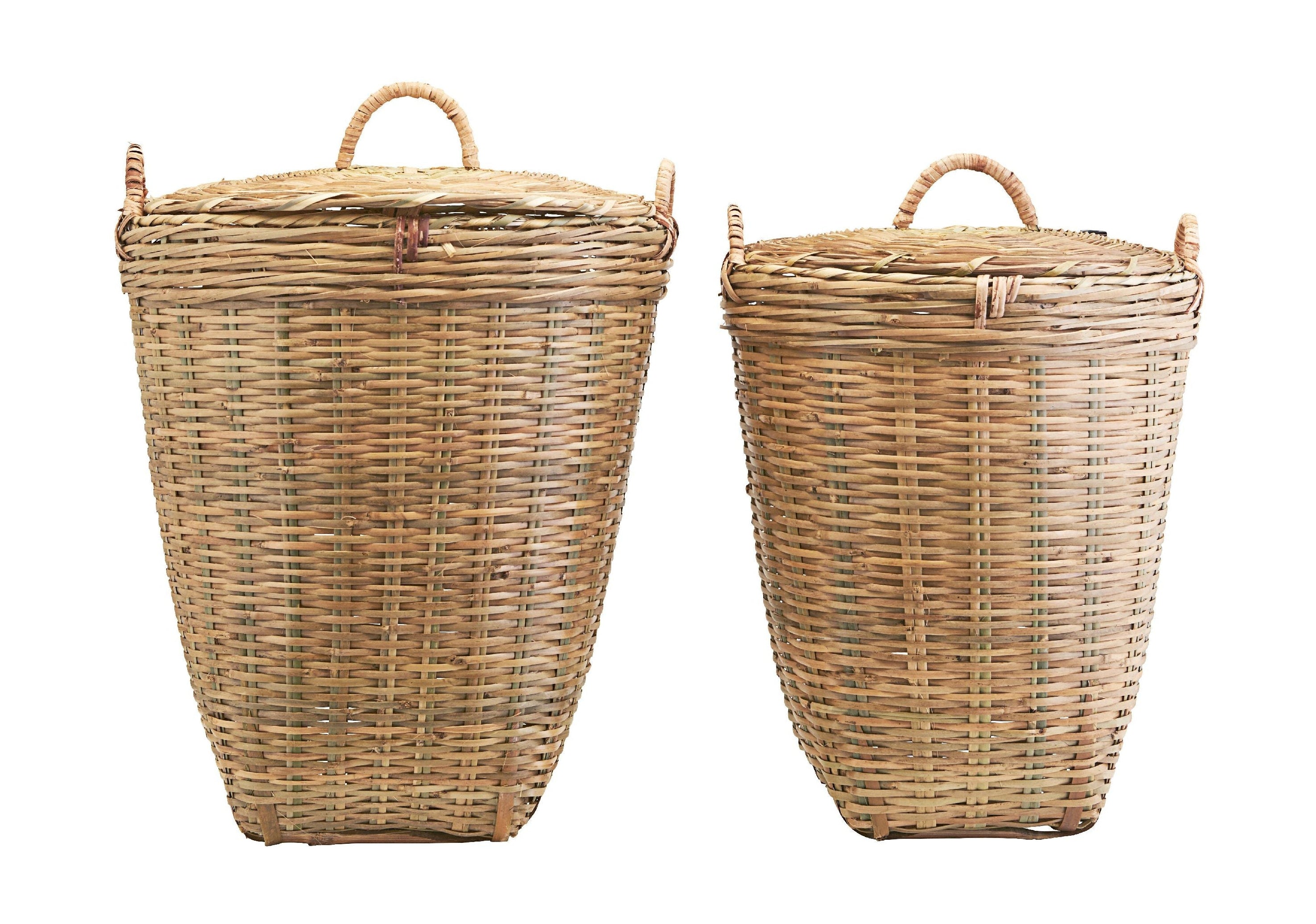 [product_category]-Meraki Tradition Storage Basket Made Of Bamboo Set Of 2, øx H: 45x58 & 40x48 Cm-Meraki-5707644536807-312430203-MER-1