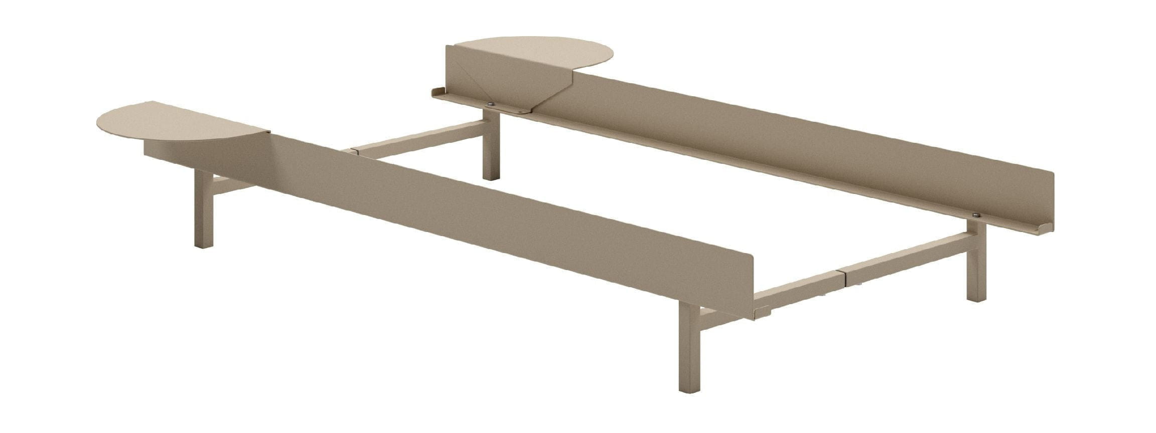 [product_category]-Moebe Bed With 2 Bedside Tables 90 Cm, Sand-Moebe-5713520009853-BD902XSTSA-MOE-1