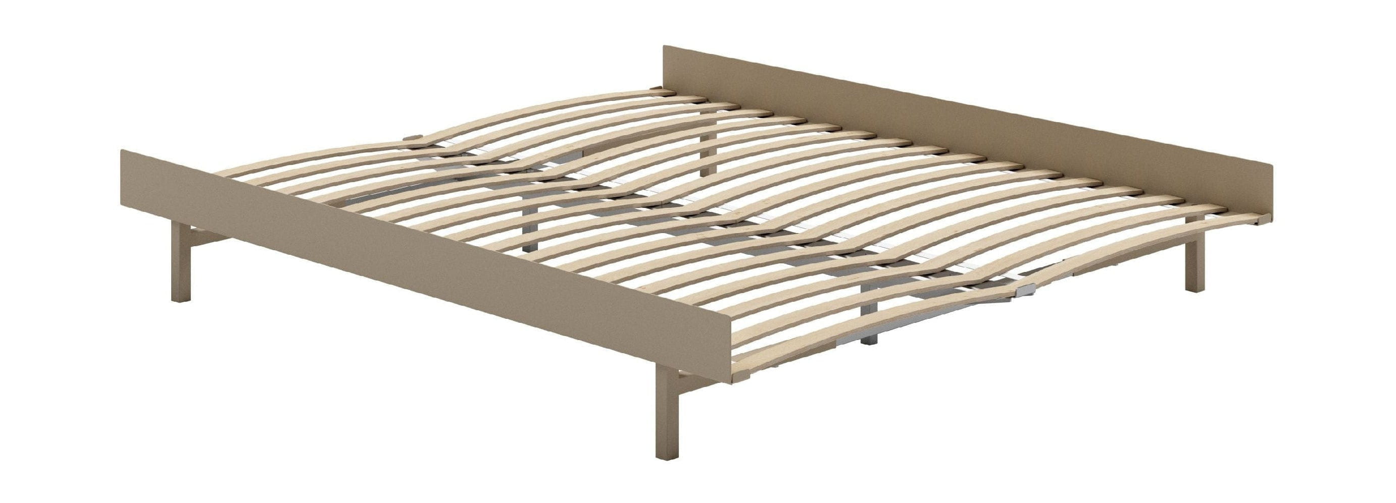 [product_category]-Moebe Bed With Bed Slats 160 Cm, Sand-Moebe-5713520009914-BD160SLSA-MOE-1