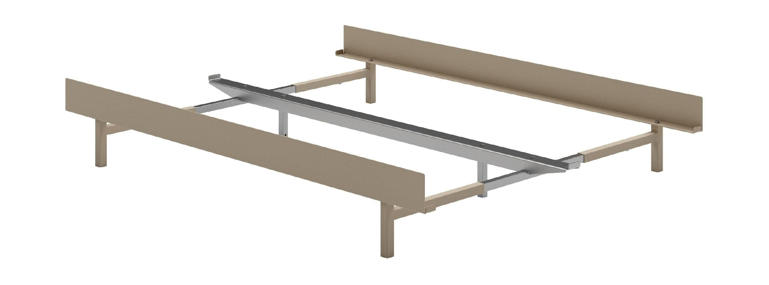 [product_category]-Moebe Bed With Slats 140 Cm, Sand-Moebe-5713520009860-BD140SLSA-MOE-1