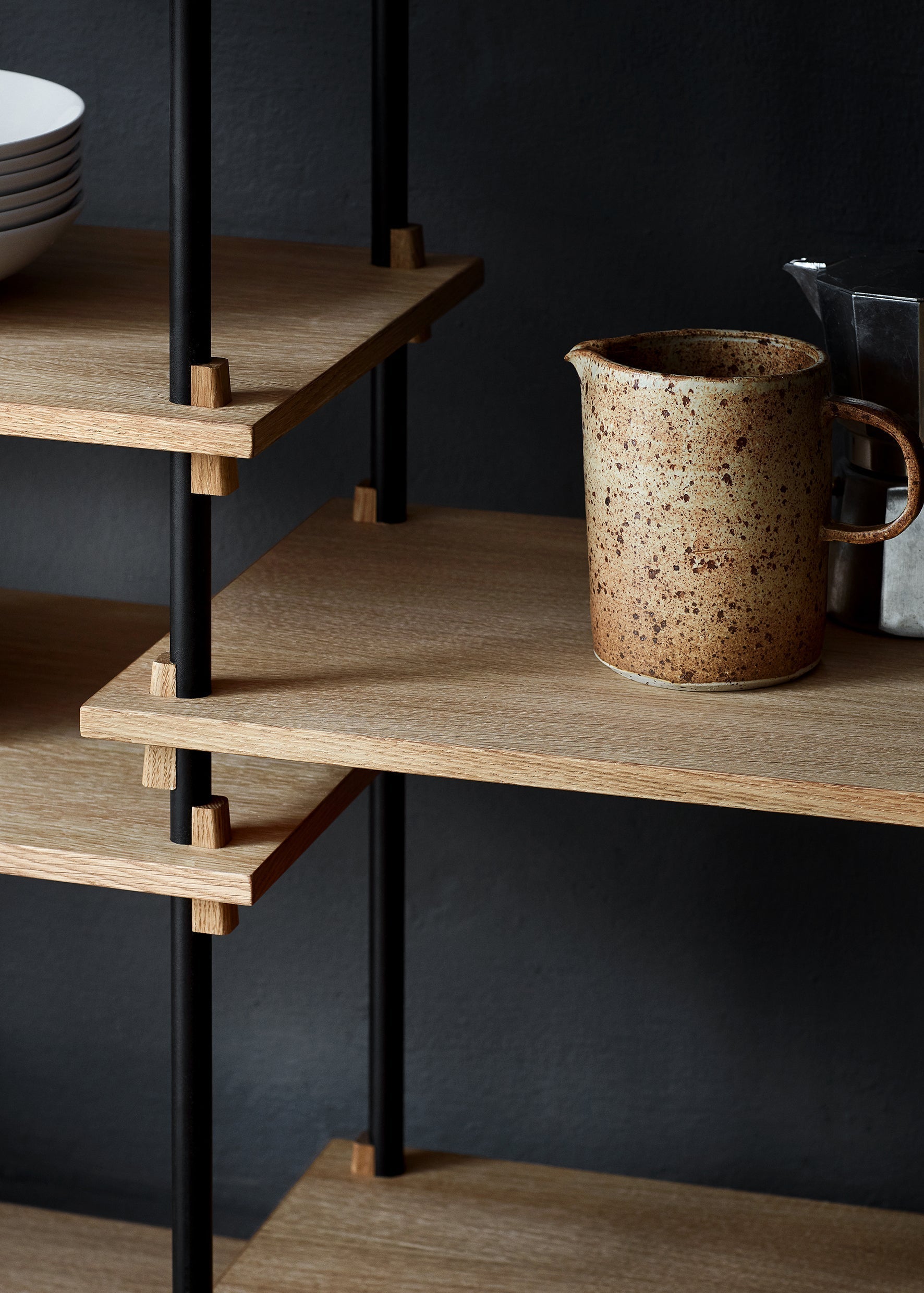 [product_category]-Moebe Shelving System S.115.1.A, Oak/Black-Moebe-5713520005374-S.115.1.A.OA.BL-MOE-56