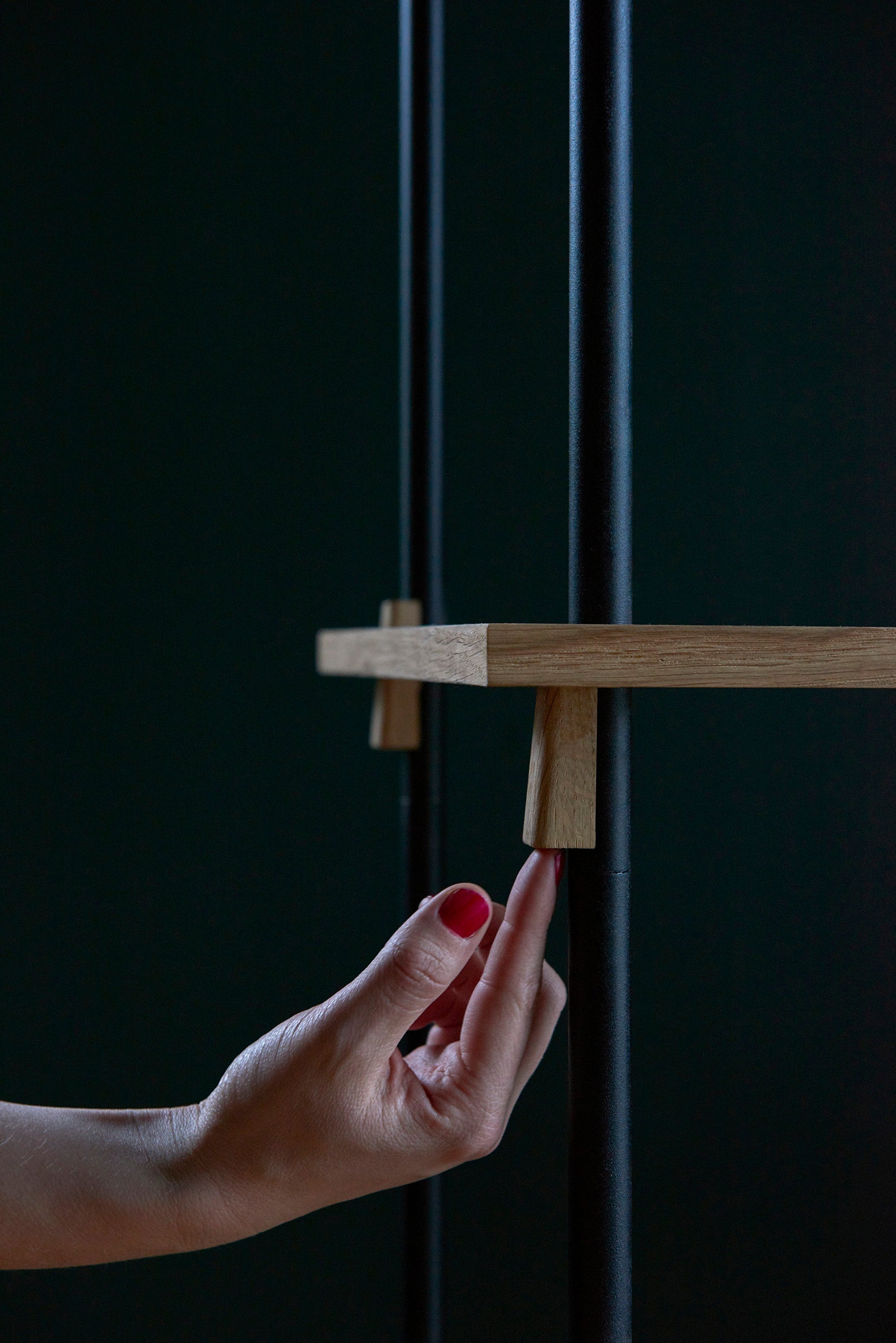 [product_category]-Moebe Shelving System S.115.1.A, Oak/Black-Moebe-5713520005374-S.115.1.A.OA.BL-MOE-65