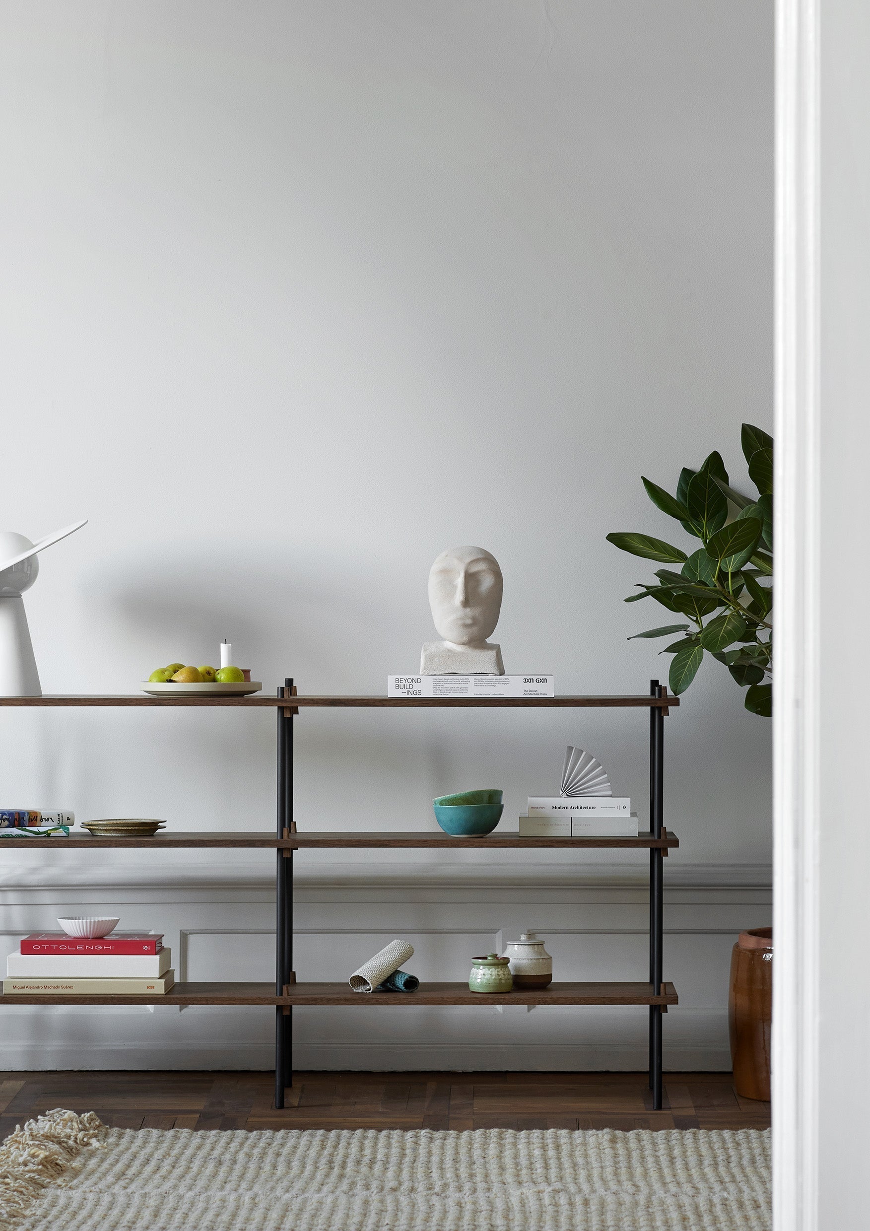 [product_category]-Moebe Shelving System S.115.1.A, Smoked Oak/Black-Moebe-5713520011566-S.115.1.A.SO.BL-MOE-22