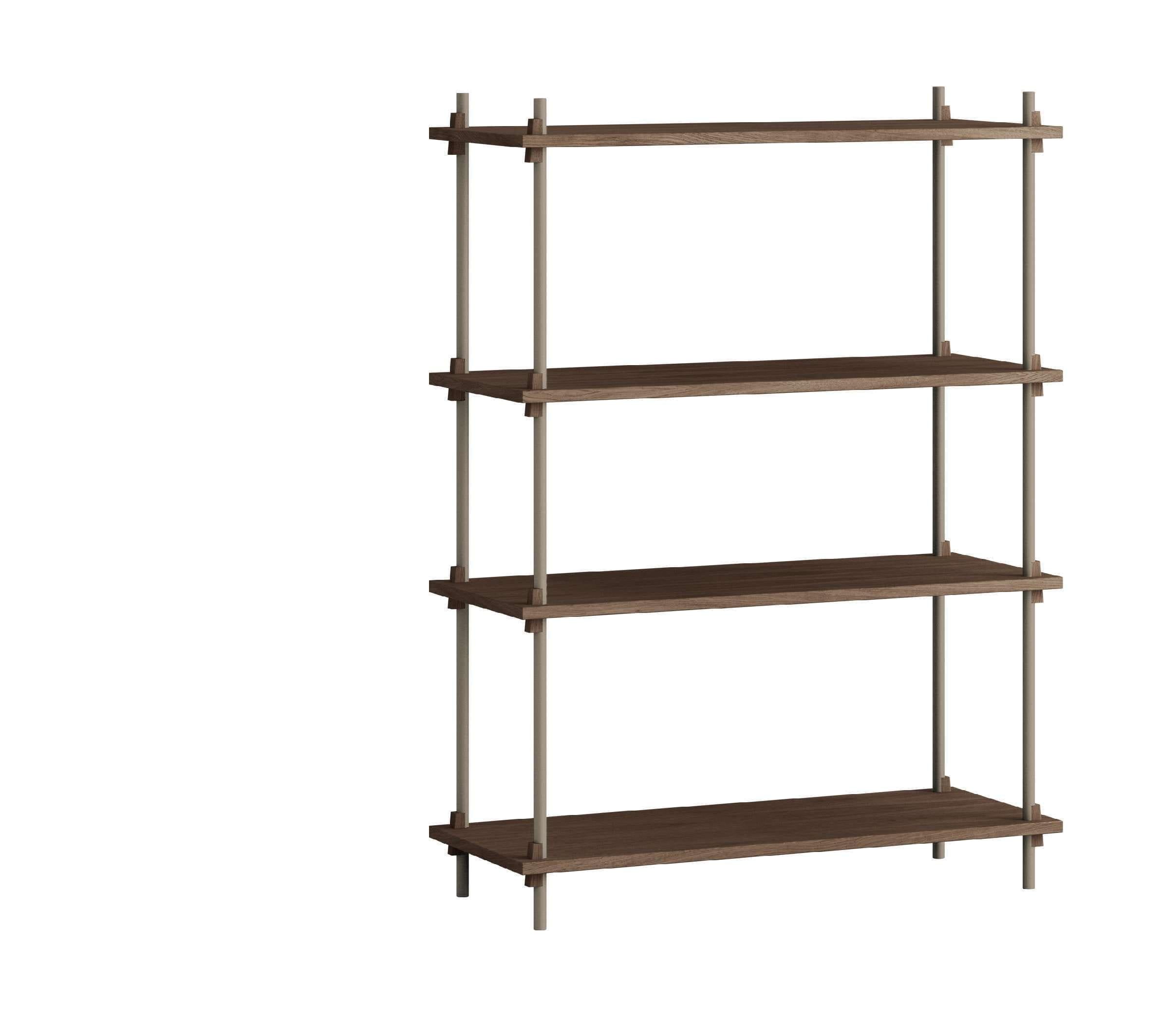 [product_category]-Moebe Shelving System S.115.1.A, Smoked Oak/Warm Grey-Moebe-5713520016448-S.115.1.A.SO.WG-MOE-1