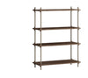 Moebe Shelving System S.115.1.A, Smoked Oak/Warm Grey