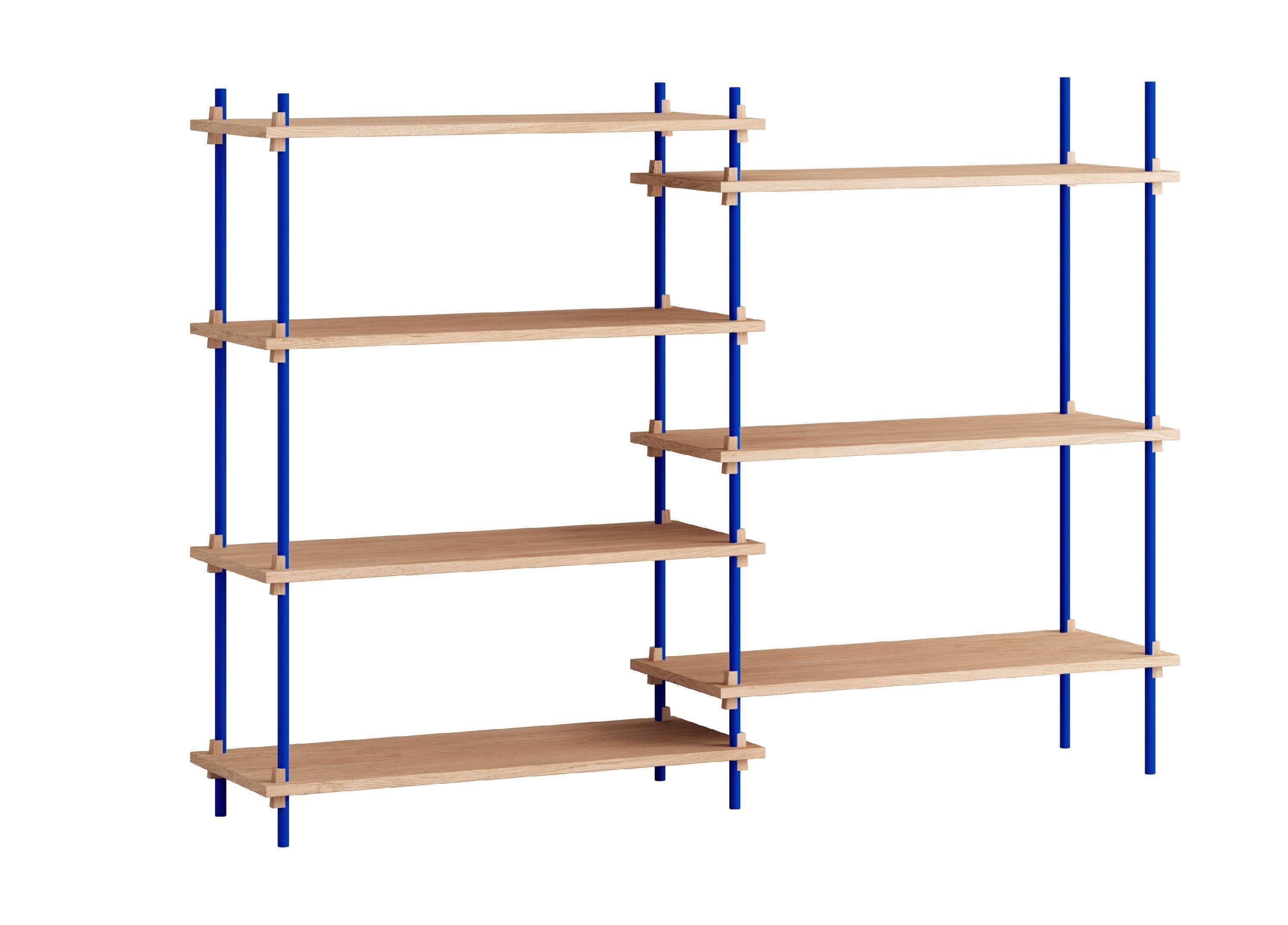 [product_category]-Moebe Shelving System S.115.2.A, Oak/Deep Blue-Moebe-5713520014321-S.115.2.A.OA.DB-MOE-1