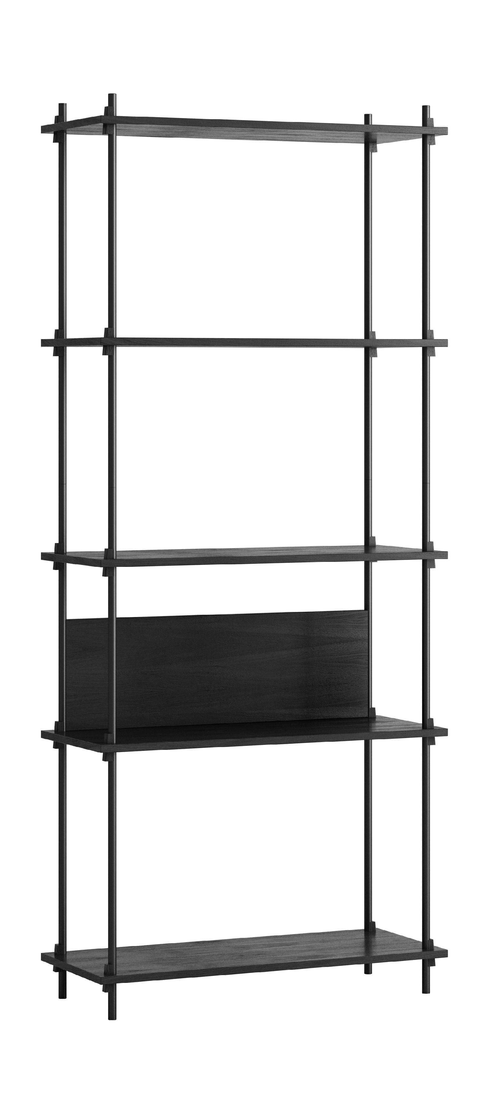 [product_category]-Moebe Shelving System S.200.1.A, Black/Black-Moebe-5713520006180-S.200.1.A.BL.BL-MOE-1
