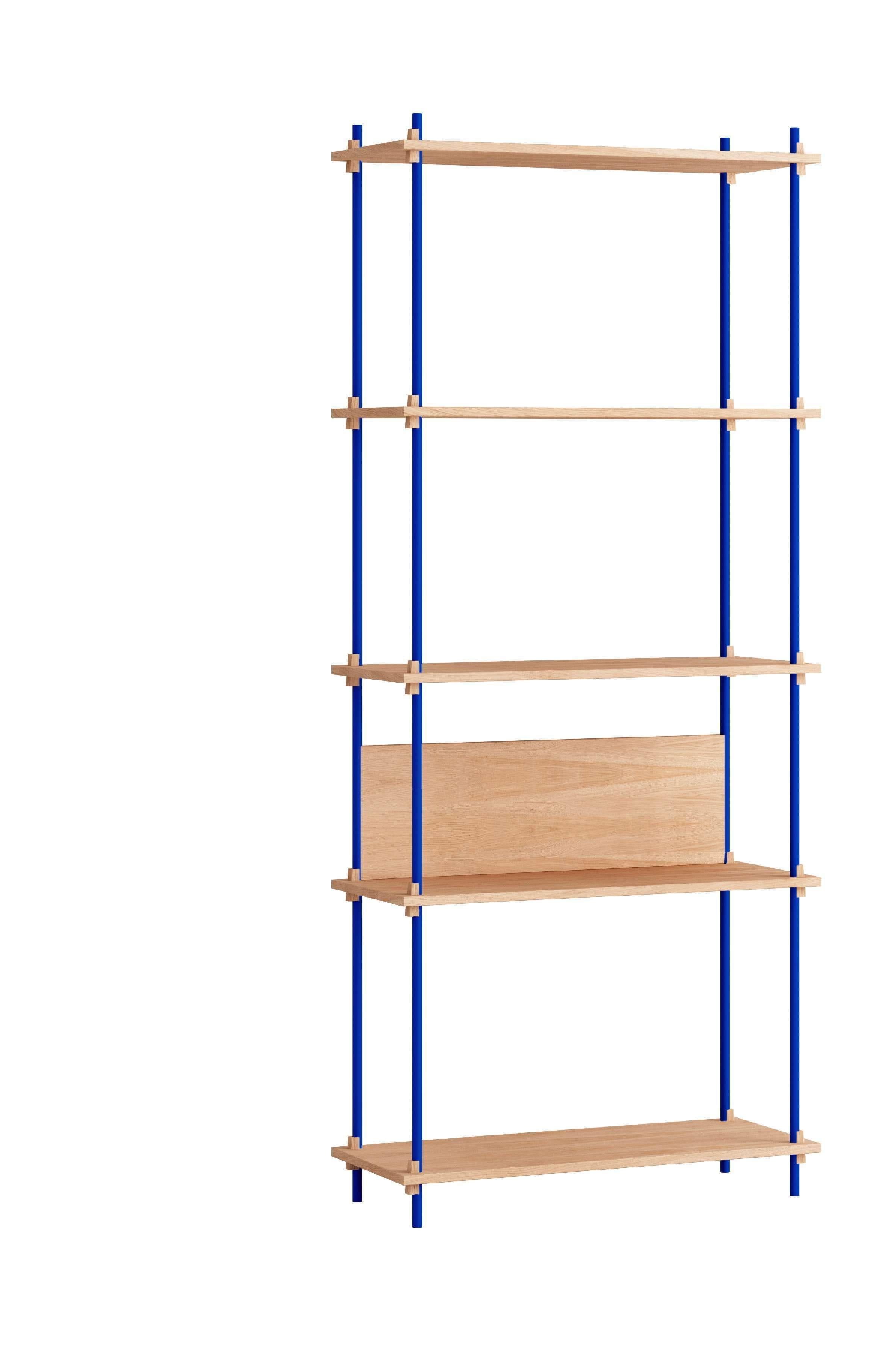 [product_category]-Moebe Shelving System S.200.1.A, Oak/Deep Blue-Moebe-5713520014123-S.200.1.A.OA.DB-MOE-1