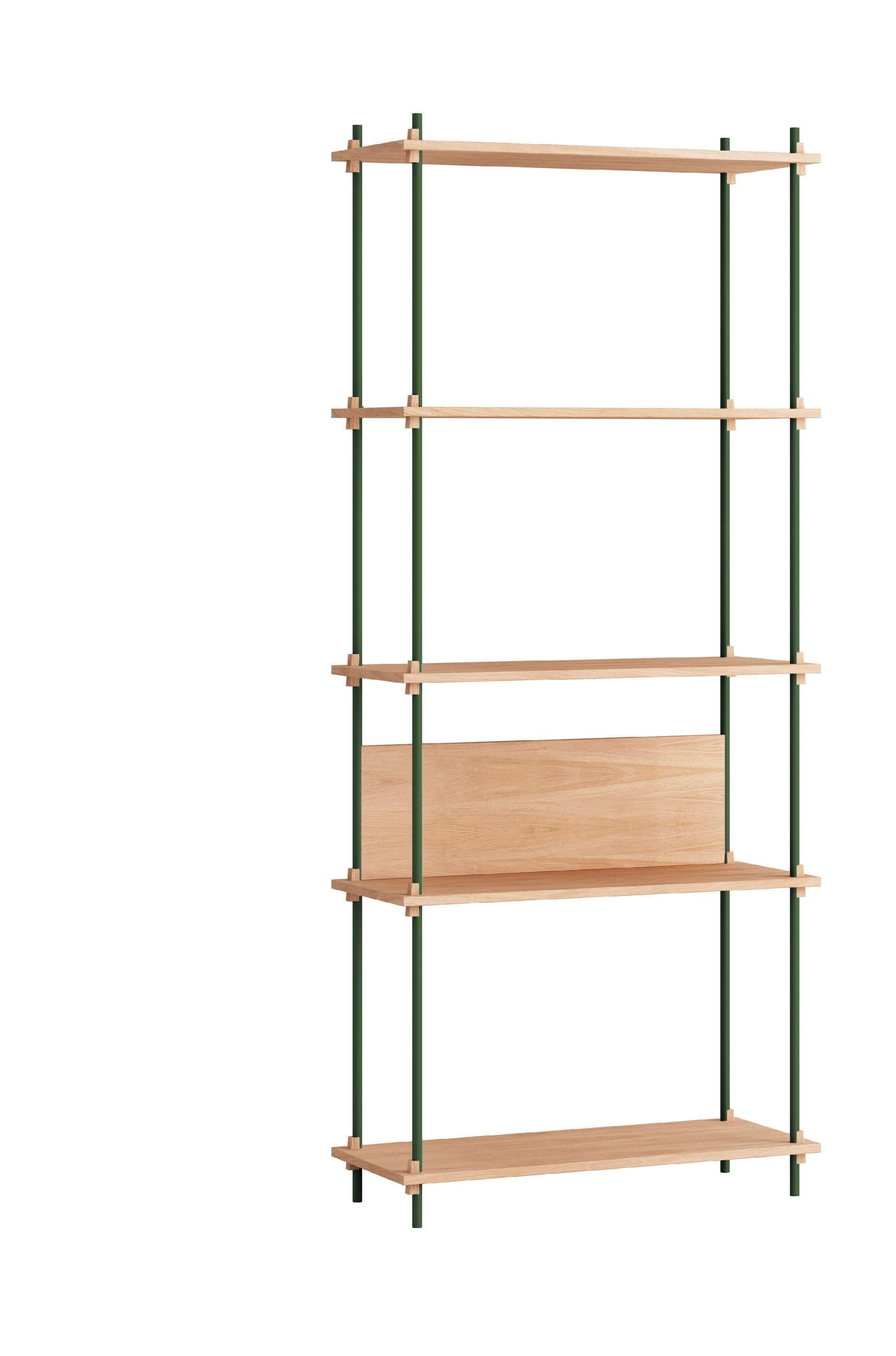 [product_category]-Moebe Shelving System S.200.1.A, Oak/Pine Green-Moebe-5713520012563-S.200.1.A.OA.PG-MOE-1