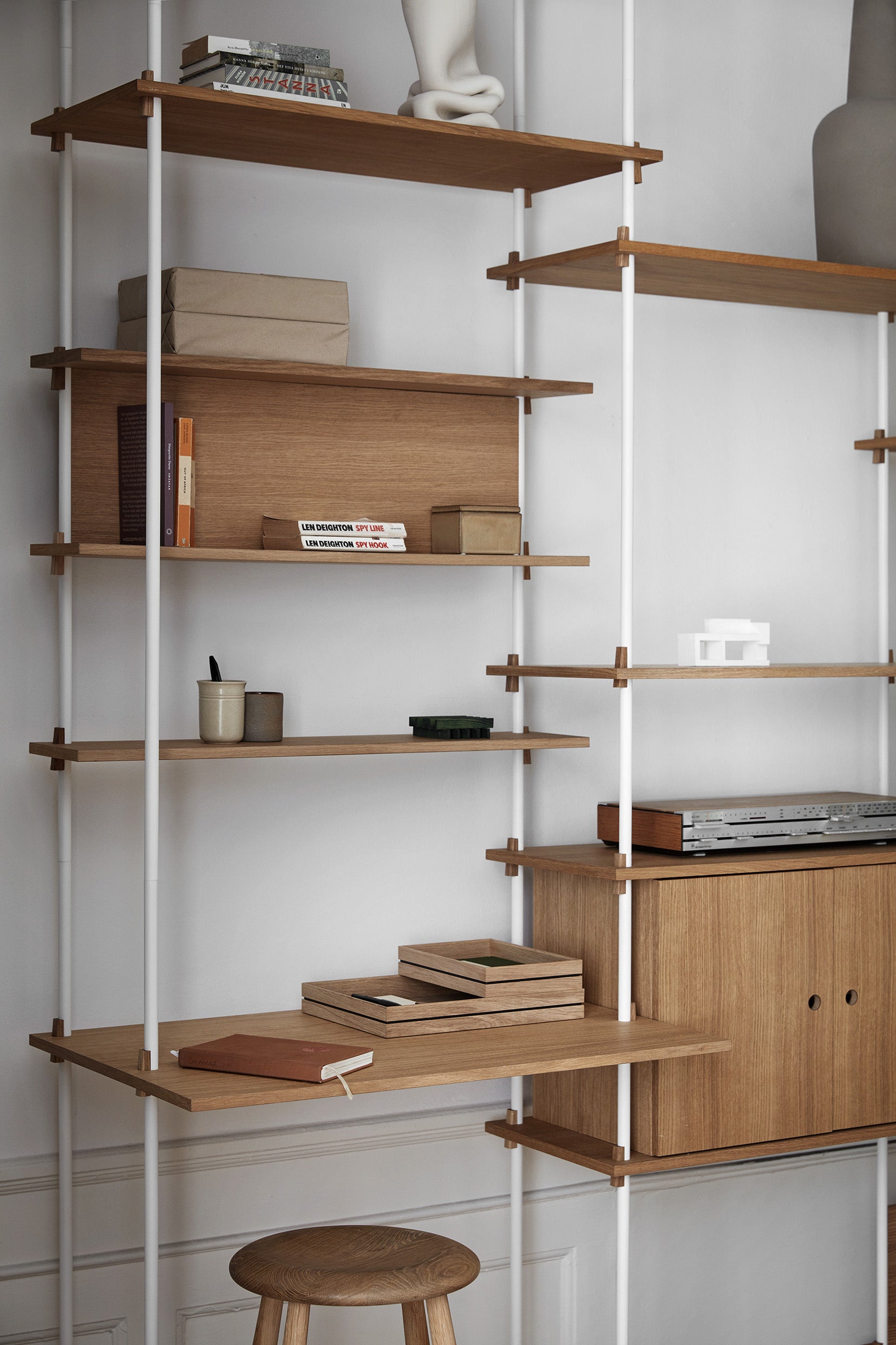 [product_category]-Moebe Shelving System S.200.1.A, Oak/White-Moebe-5713520007743-S.200.1.A.OA.WH-MOE-62