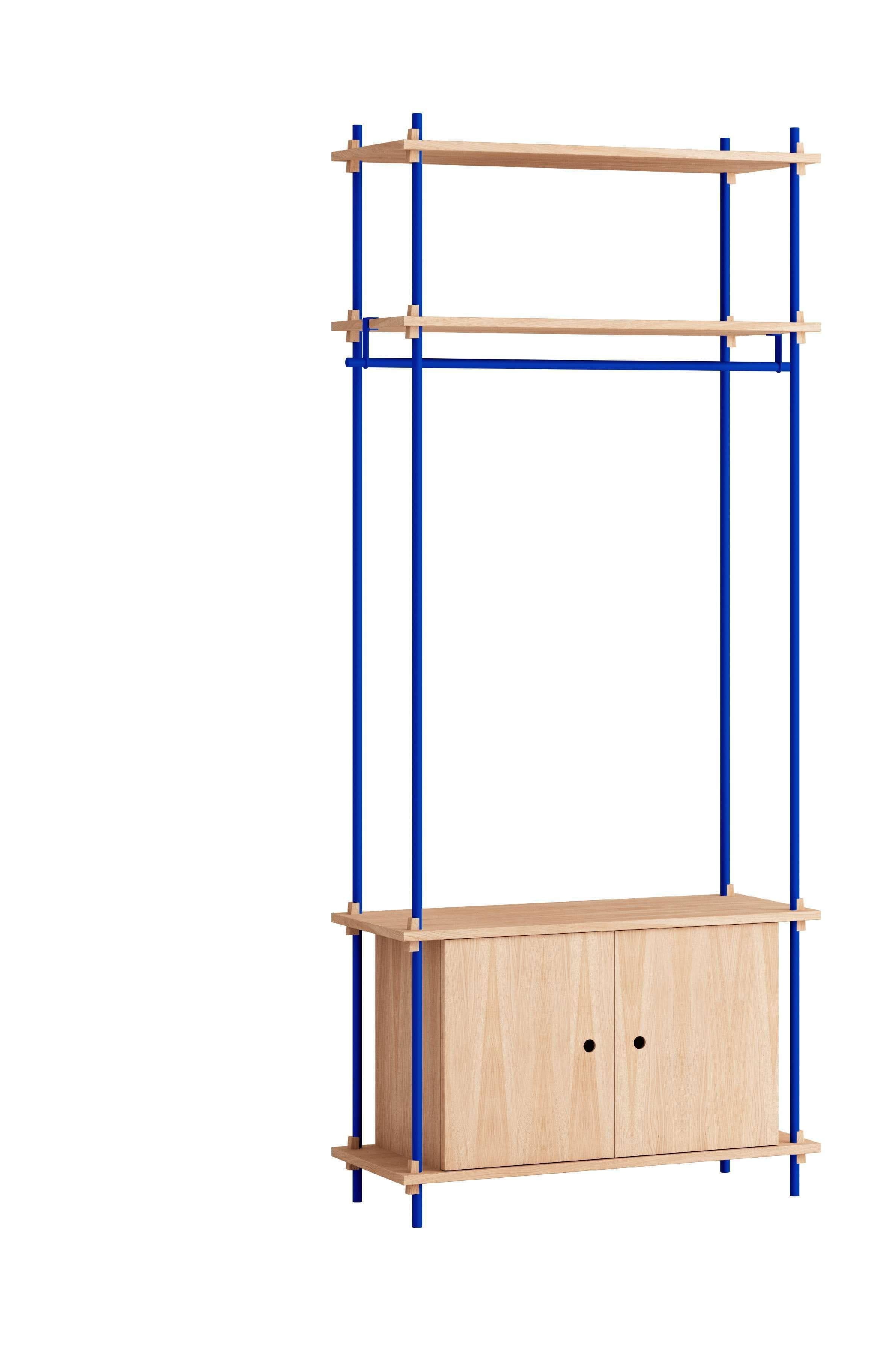 [product_category]-Moebe Shelving System S.200.1.G, Oak/Deep Blue-Moebe-5713520014185-S.200.1.G.OA.DB-MOE-1