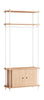 Moebe Shelving System S.200.1.G, Oak/White