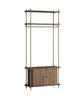Moebe Shelving System S.200.1.G, Smoked Oak/Warm Grey