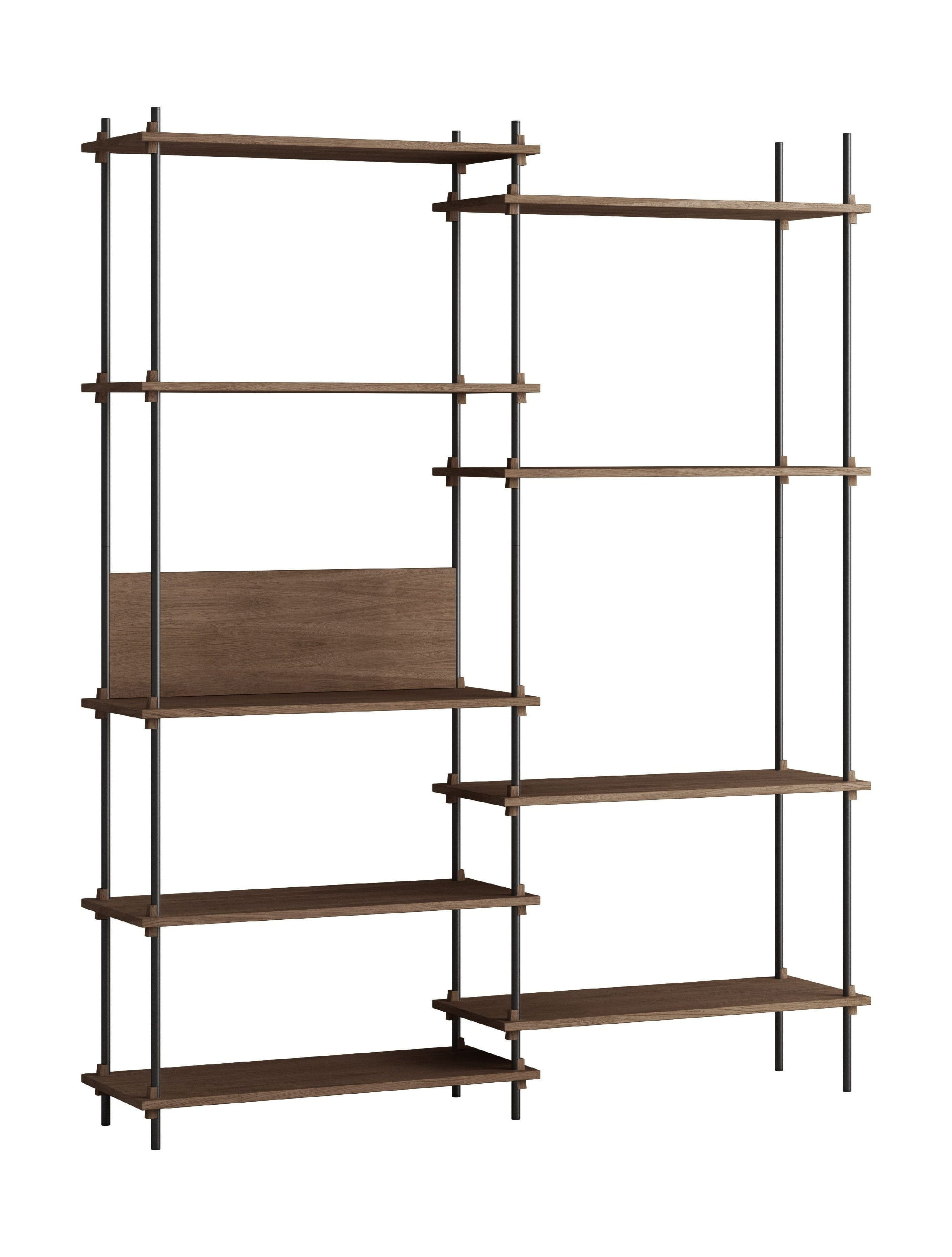 [product_category]-Moebe Shelving System S.200.2.A, Oak/White-Moebe-5713520007989-S.200.2.A.OA.WH-MOE-1