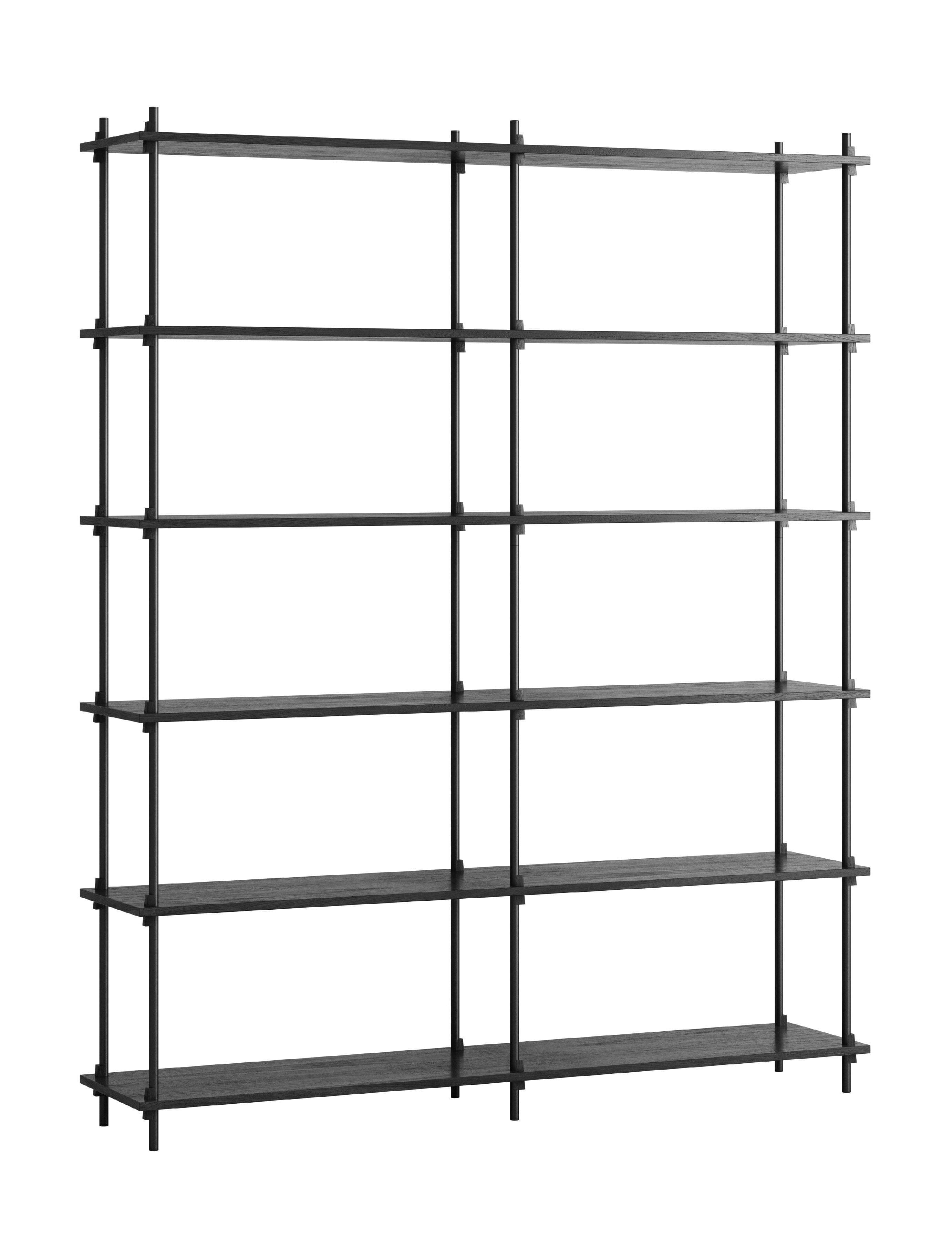 [product_category]-Moebe Shelving System S.200.2.B, Black/Black-Moebe-5713520006432-S.200.2.B.BL.BL-MOE-1