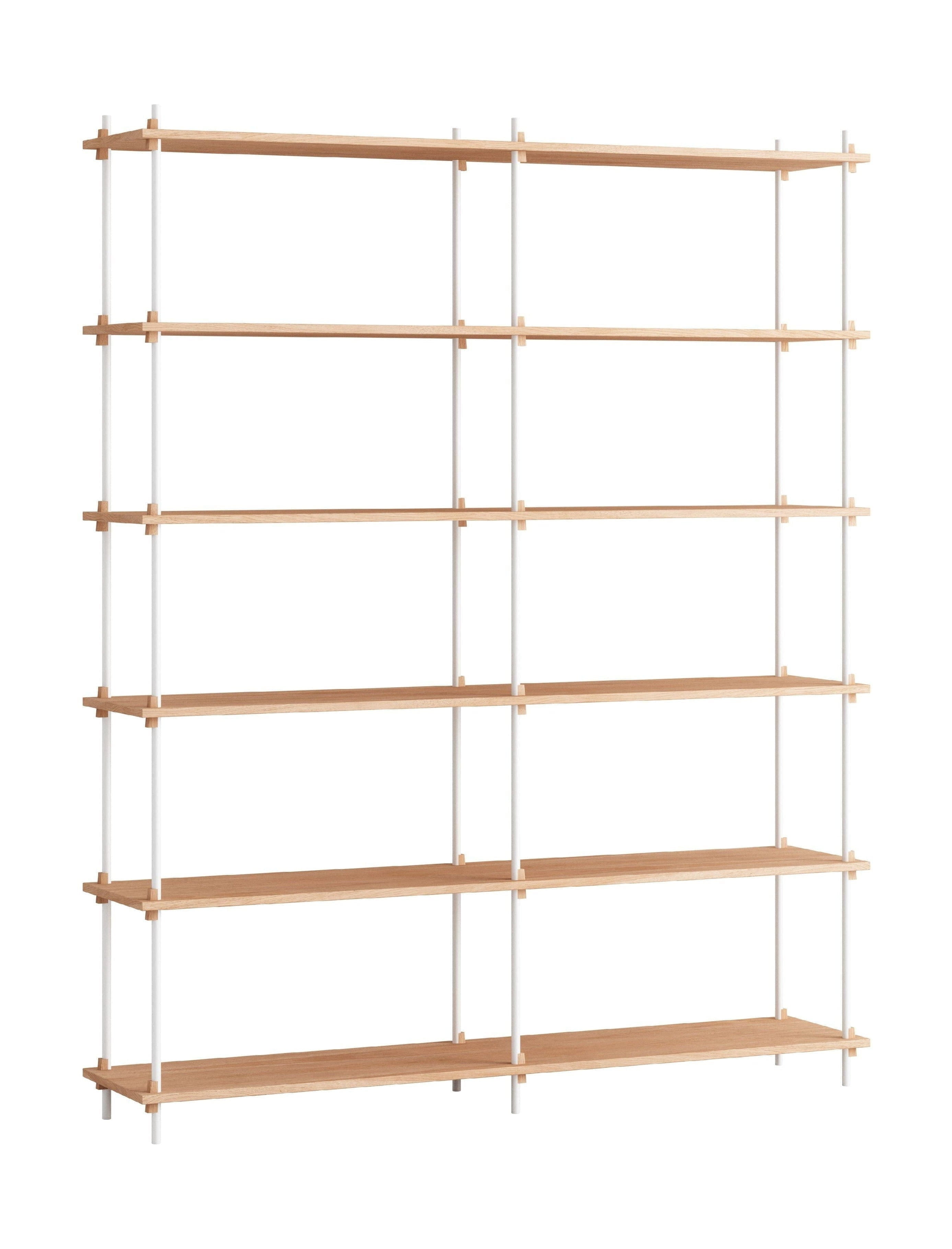 [product_category]-Moebe Shelving System S.200.2.B, Oak/White-Moebe-5713520007996-S.200.2.B.OA.WH-MOE-1