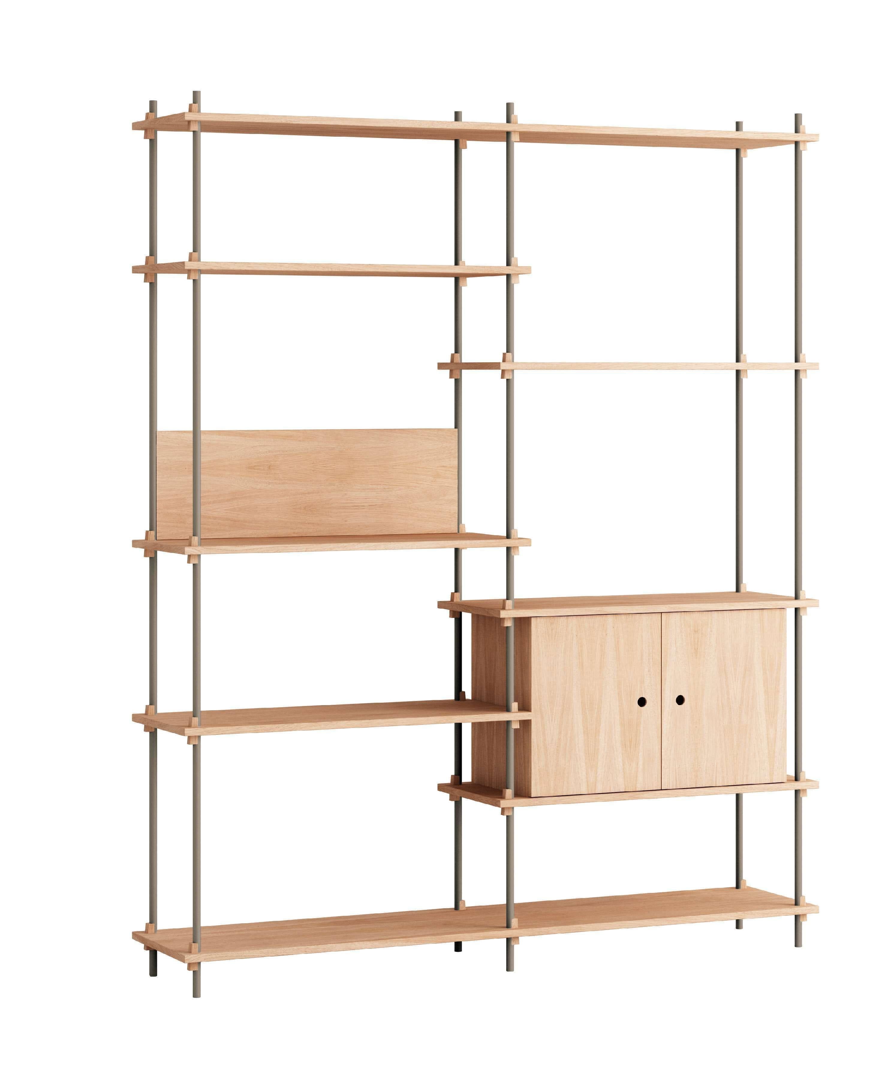 [product_category]-Moebe Shelving System S.200.2.C, Oak/Warm Grey-Moebe-5713520015946-S.200.2.C.OA.WG-MOE-1