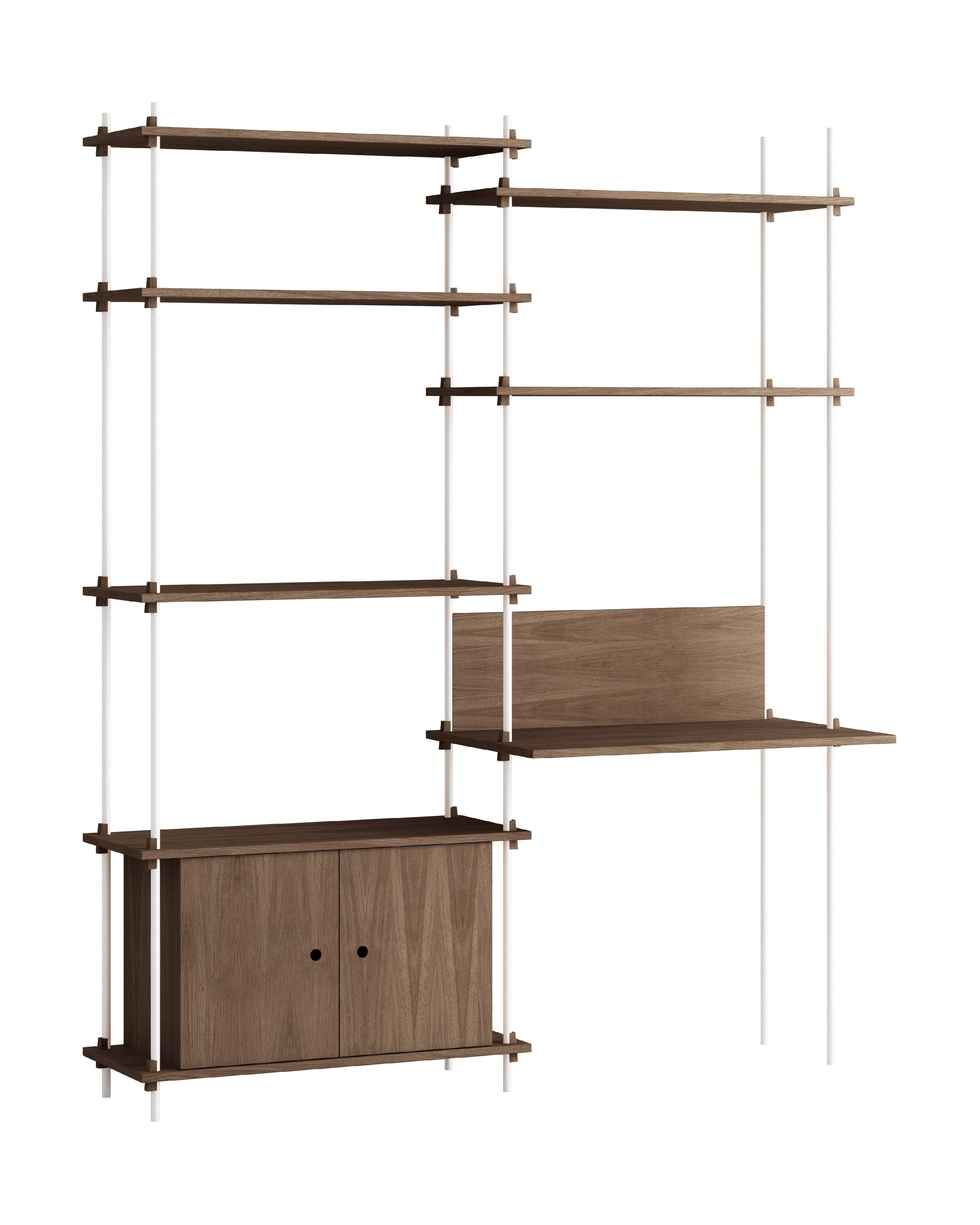 [product_category]-Moebe Shelving System S.200.2.E, Smoked Oak/White-Moebe-5713520010200-S.200.2.E.SO.WH-MOE-3