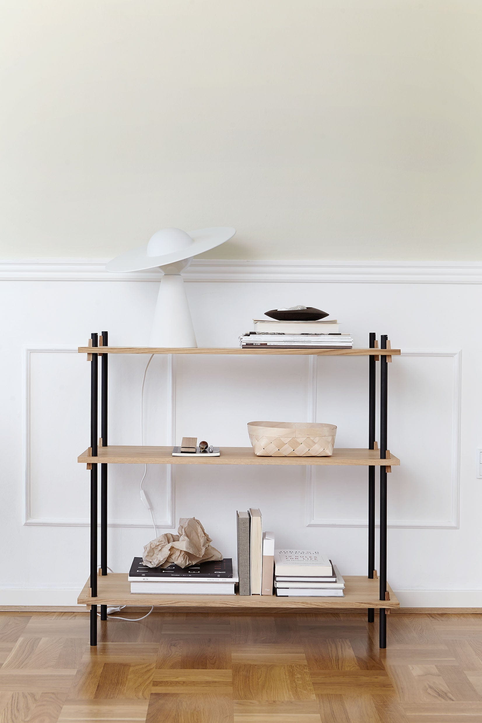 [product_category]-Moebe Shelving System S.200.2.G, Oak/Black-Moebe-5713520005695-S.200.2.G.OA.BL-MOE-2