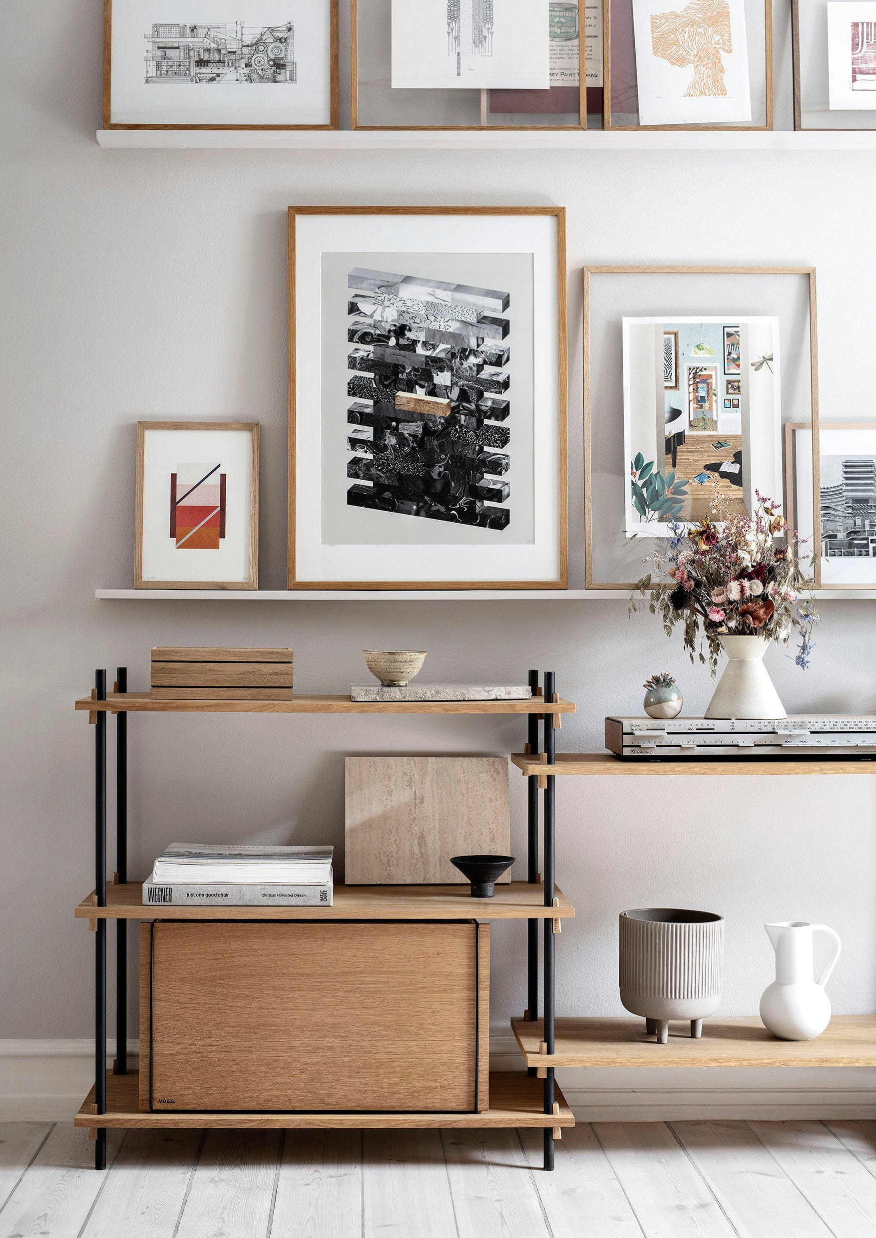 [product_category]-Moebe Shelving System S.200.2.G, Oak/Black-Moebe-5713520005695-S.200.2.G.OA.BL-MOE-44