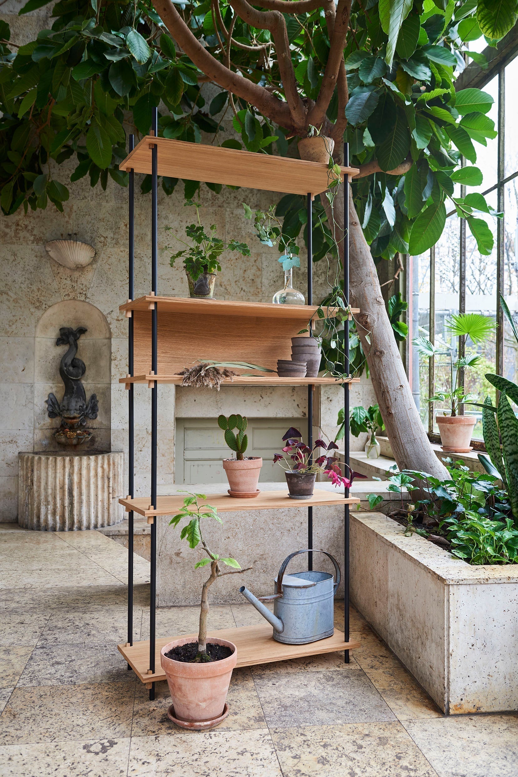 [product_category]-Moebe Shelving System S.200.2.G, Oak/Black-Moebe-5713520005695-S.200.2.G.OA.BL-MOE-60