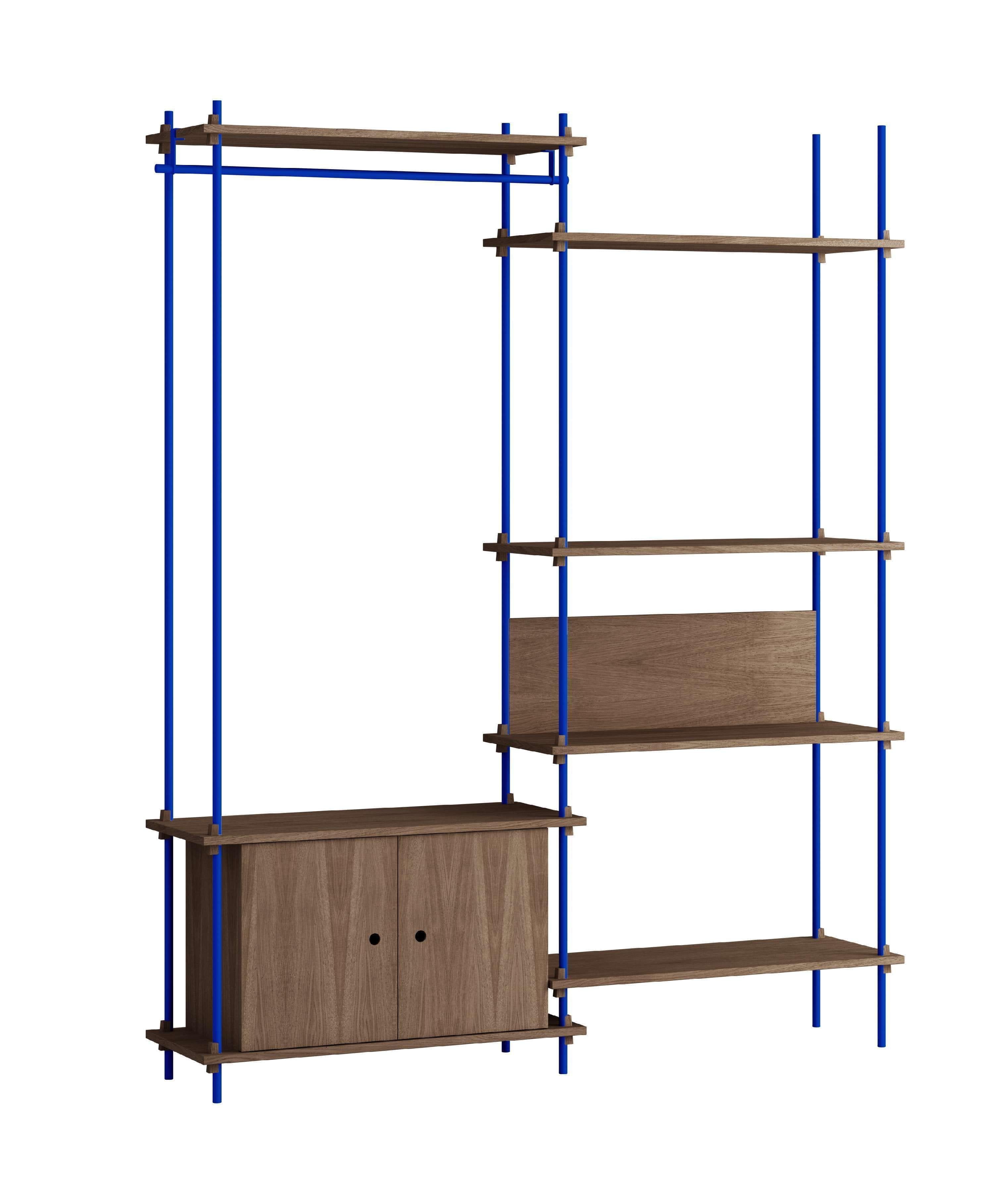 [product_category]-Moebe Shelving System S.200.2.G, Smoked Oak/Deep Blue-Moebe-5713520015205-S.200.2.G.SO.DB-MOE-1