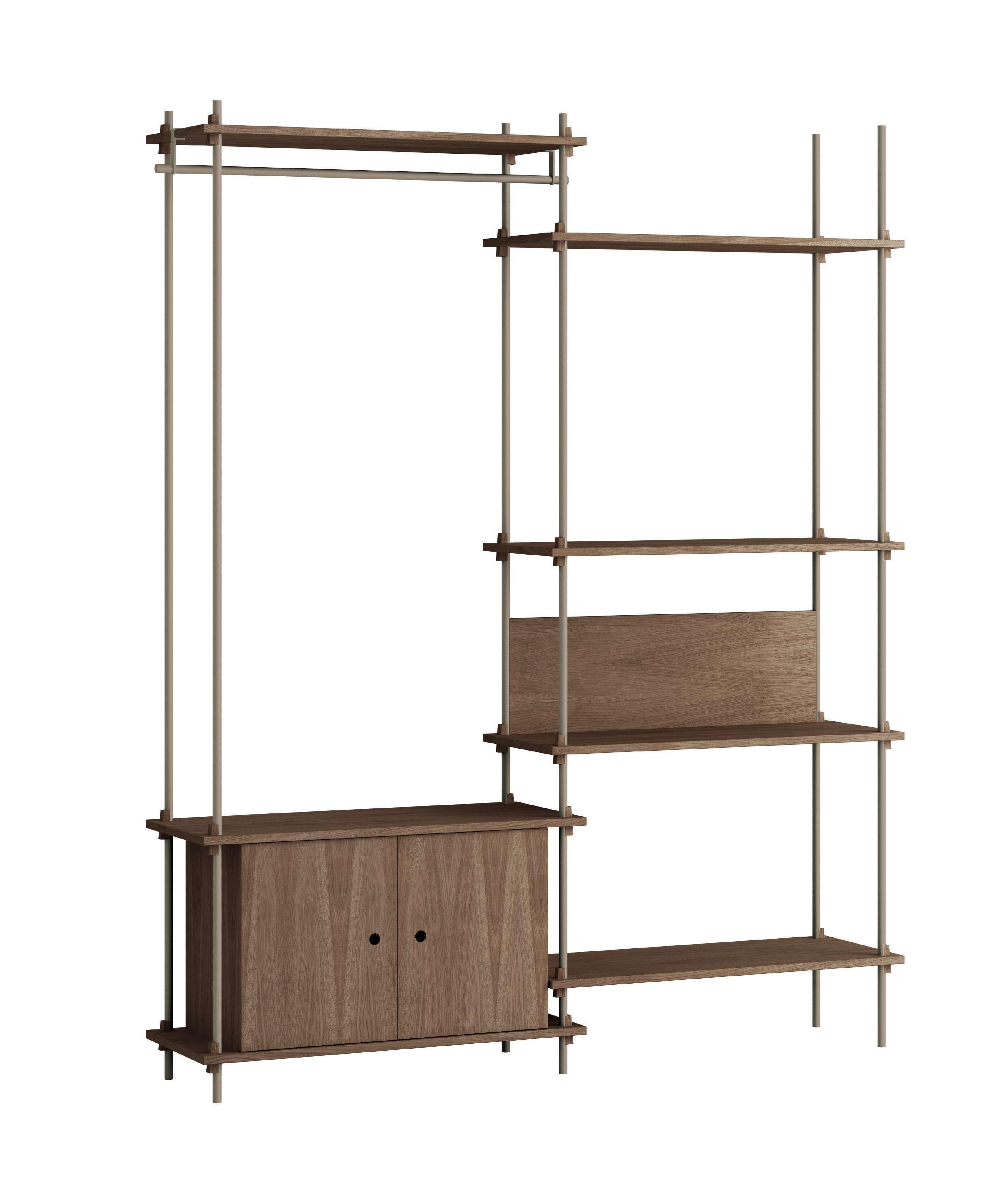 [product_category]-Moebe Shelving System S.200.2.G, Smoked Oak/Warm Grey-Moebe-5713520016769-S.200.2.G.SO.WG-MOE-1