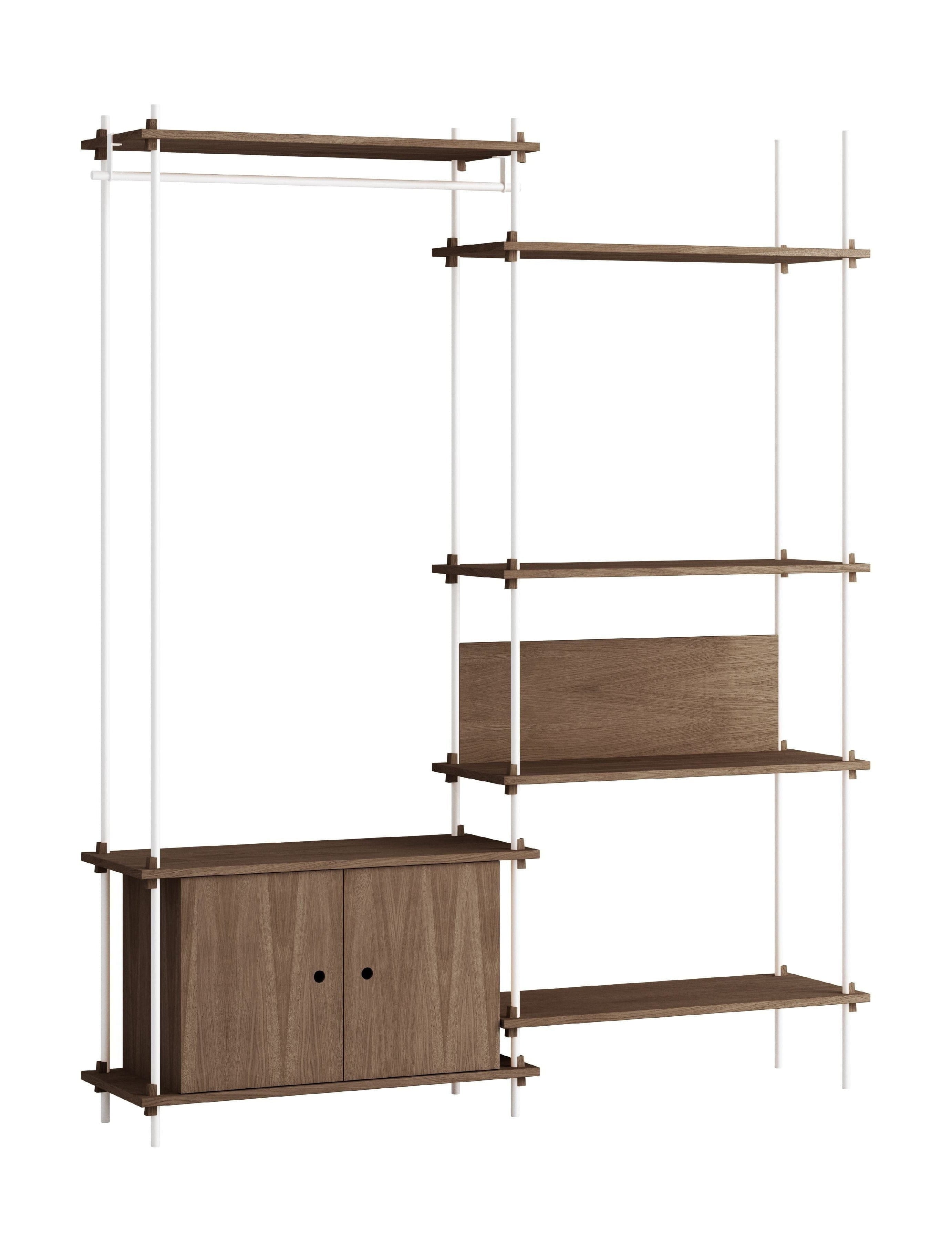 [product_category]-Moebe Shelving System S.200.2.G, Smoked Oak/White-Moebe-5713520010224-S.200.2.G.SO.WH-MOE-1