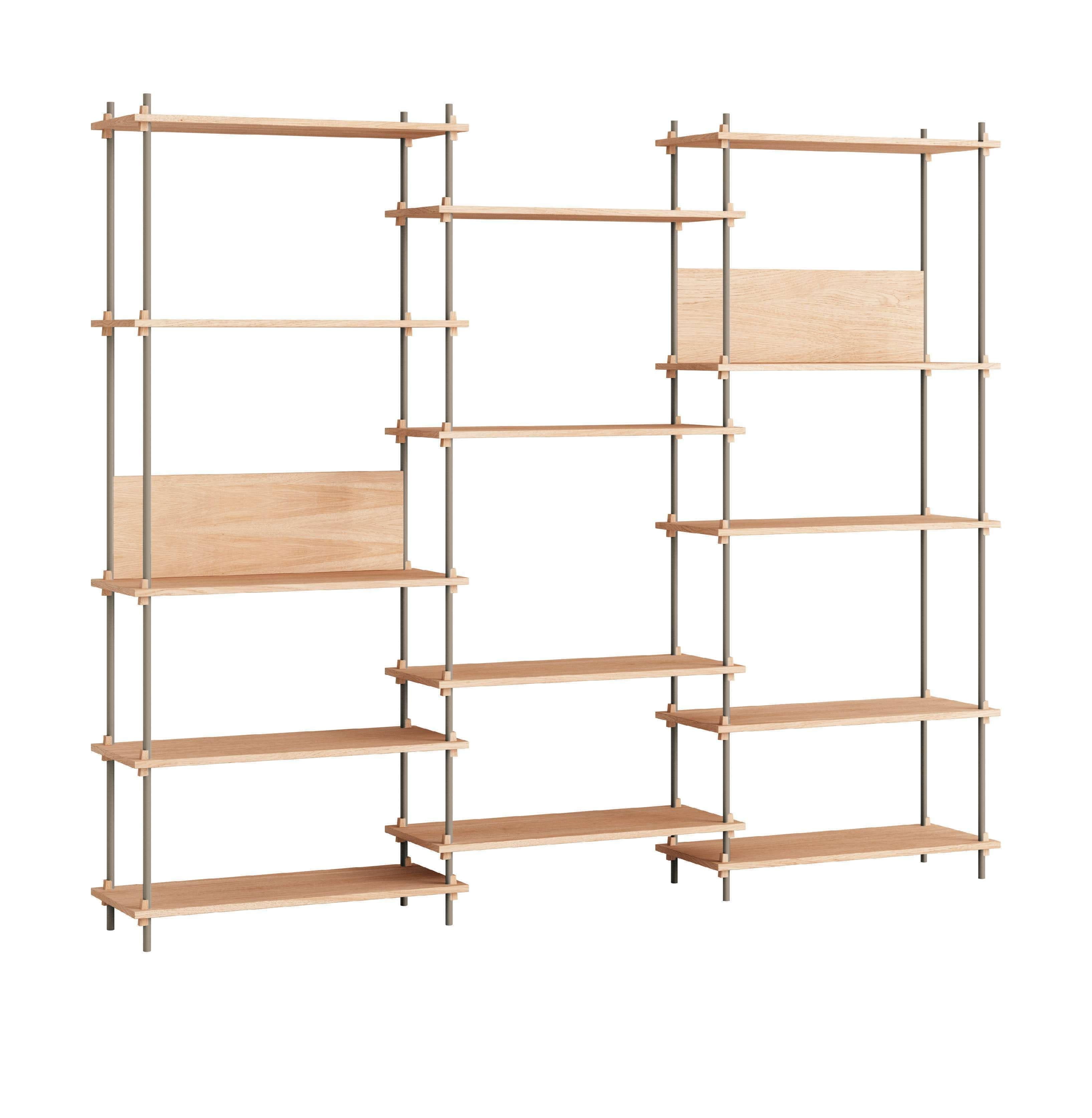 [product_category]-Moebe Shelving System S.200.3.A, Oak/Warm Grey-Moebe-5713520016127-S.200.3.A.OA.WG-MOE-1