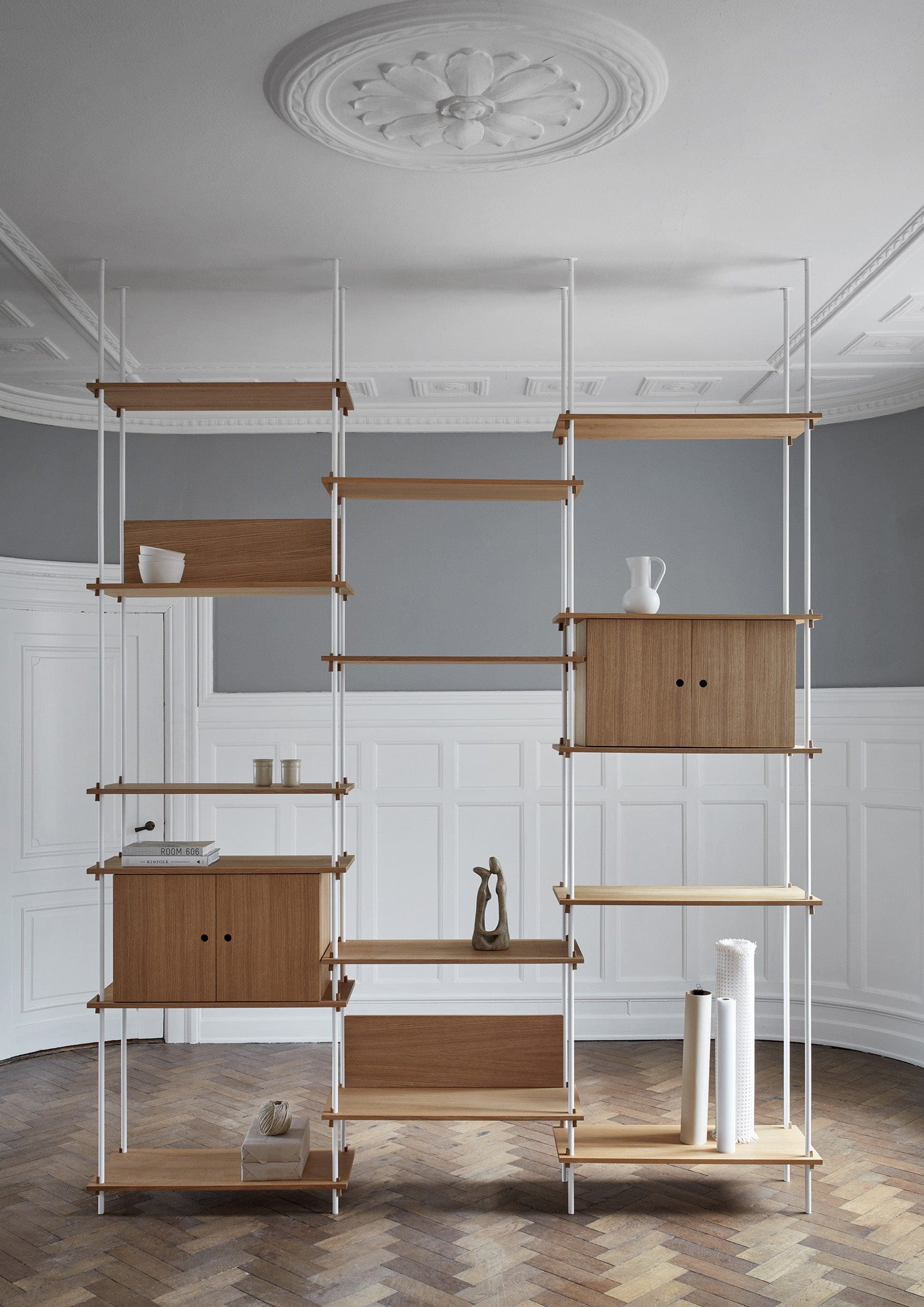 [product_category]-Moebe Shelving System S.200.3.A, Oak/White-Moebe-5713520008184-S.200.3.A.OA.WH-MOE-22