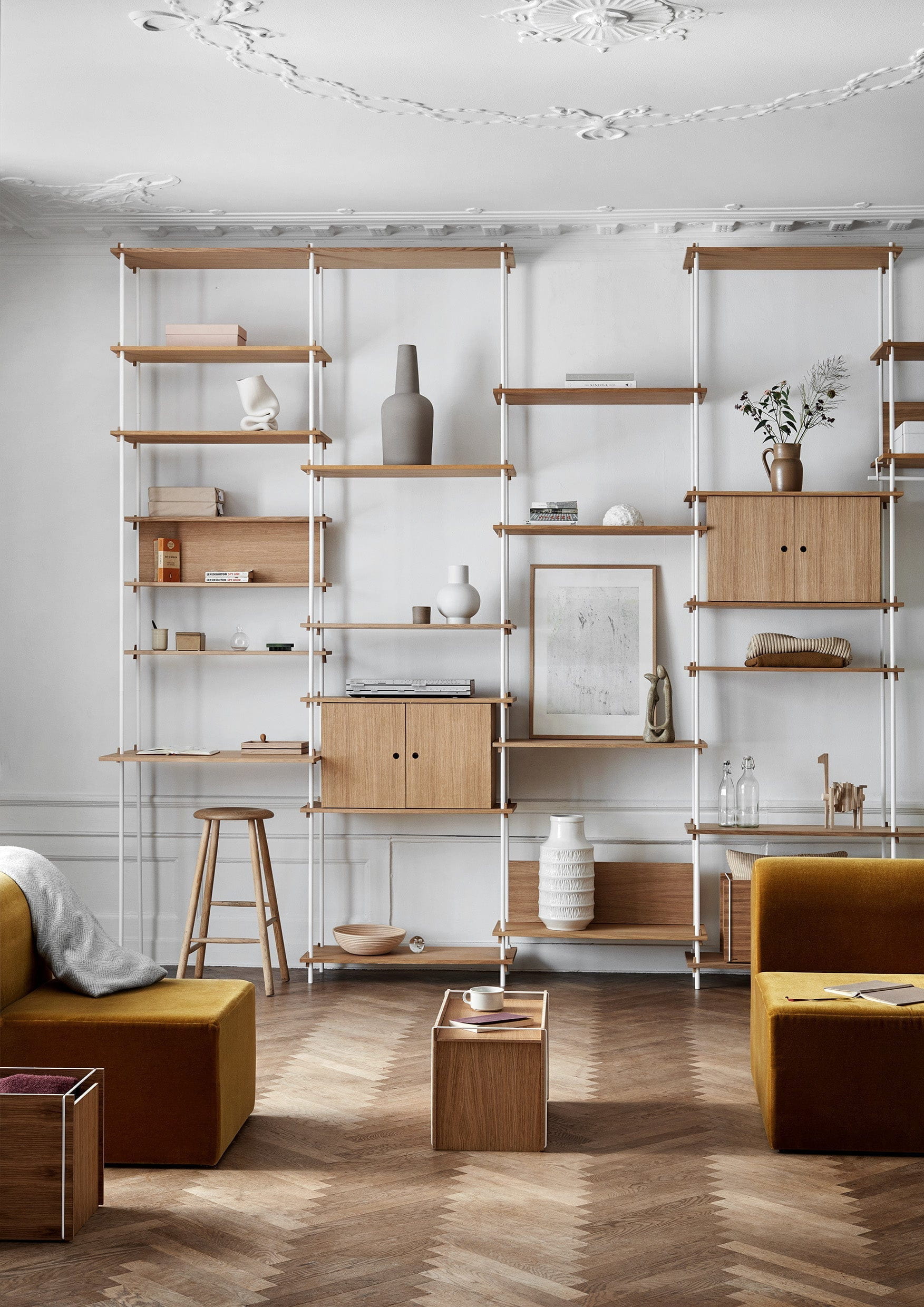 [product_category]-Moebe Shelving System S.200.3.A, Oak/White-Moebe-5713520008184-S.200.3.A.OA.WH-MOE-26