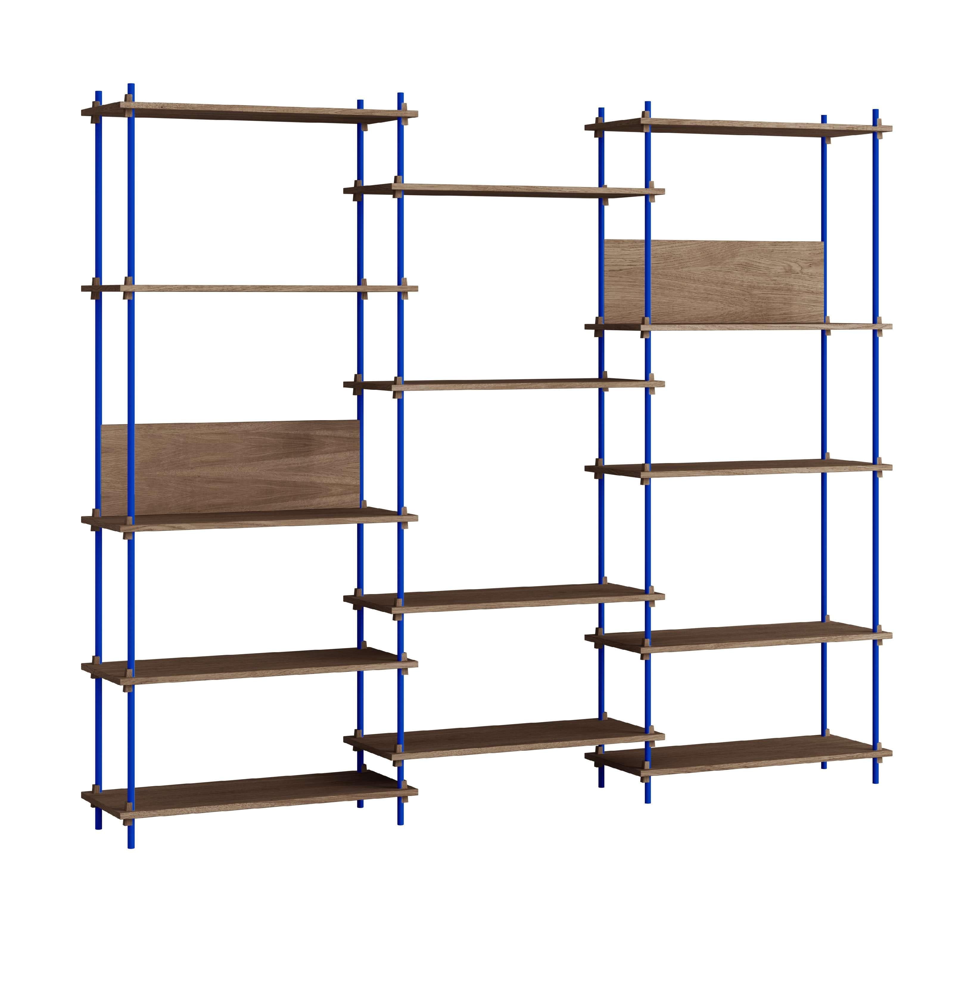 [product_category]-Moebe Shelving System S.200.3.A, Smoked Oak/Deep Blue-Moebe-5713520015342-S.200.3.A.SO.DB-MOE-7