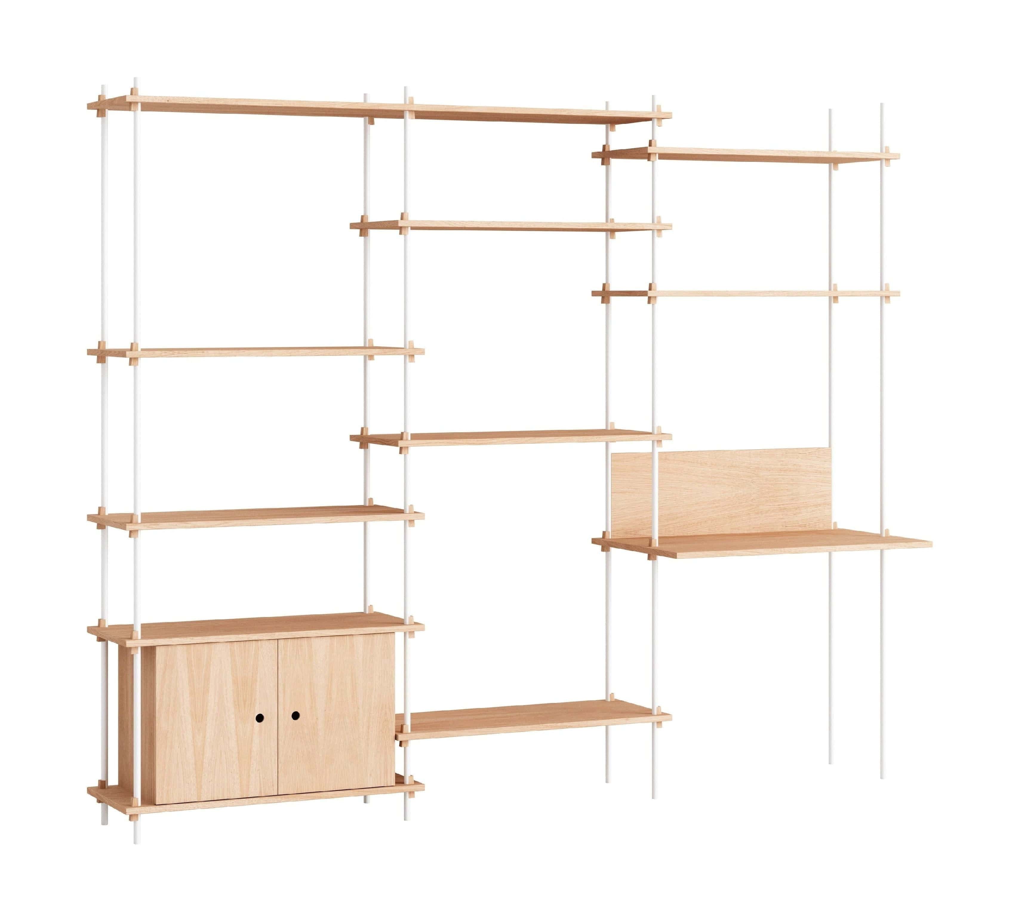 [product_category]-Moebe Shelving System S.200.3.D, Oak/White-Moebe-5713520008214-S.200.3.D.OA.WH-MOE-1