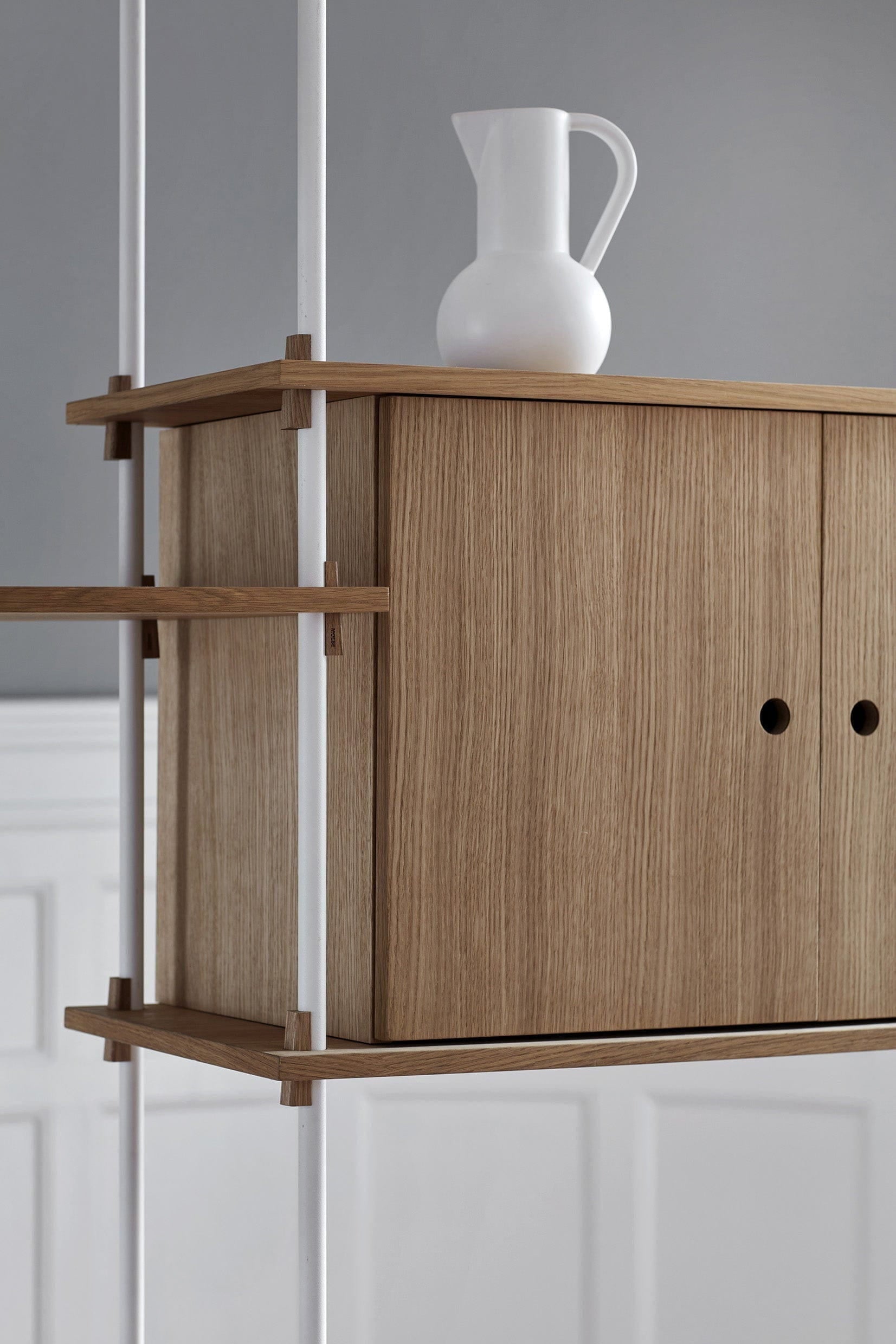 [product_category]-Moebe Shelving System S.255.1.B, Oak/White-Moebe-5713520007828-S.255.1.B.OA.WH-MOE-23