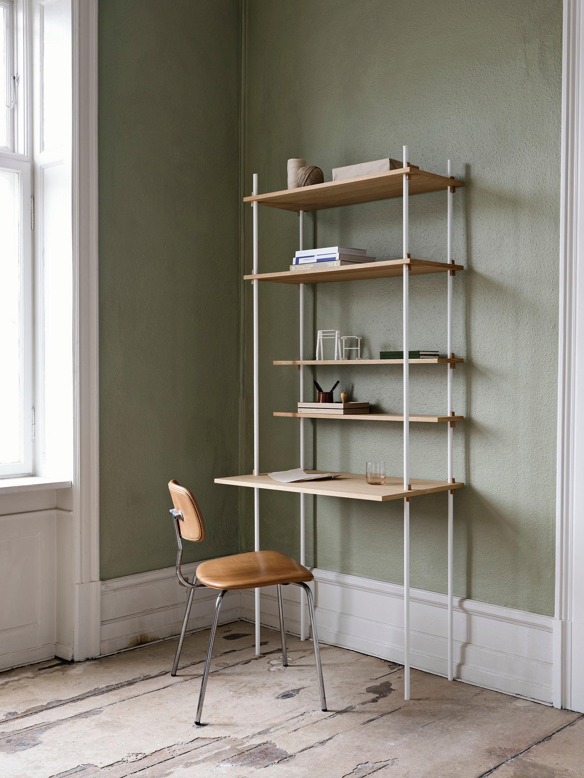 [product_category]-Moebe Shelving System S.255.1.B, Oak/White-Moebe-5713520007828-S.255.1.B.OA.WH-MOE-41