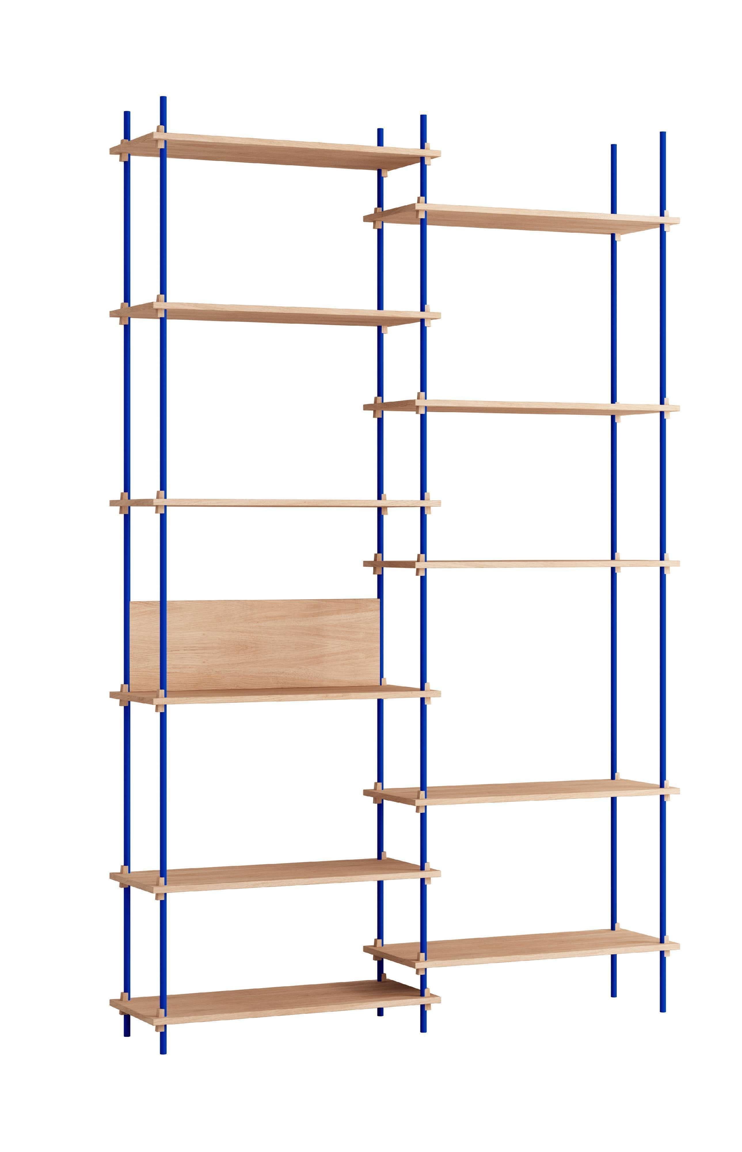 [product_category]-Moebe Shelving System S.255.2.A, Oak/Deep Blue-Moebe-5713520014437-S.255.2.A.OA.DB-MOE-1