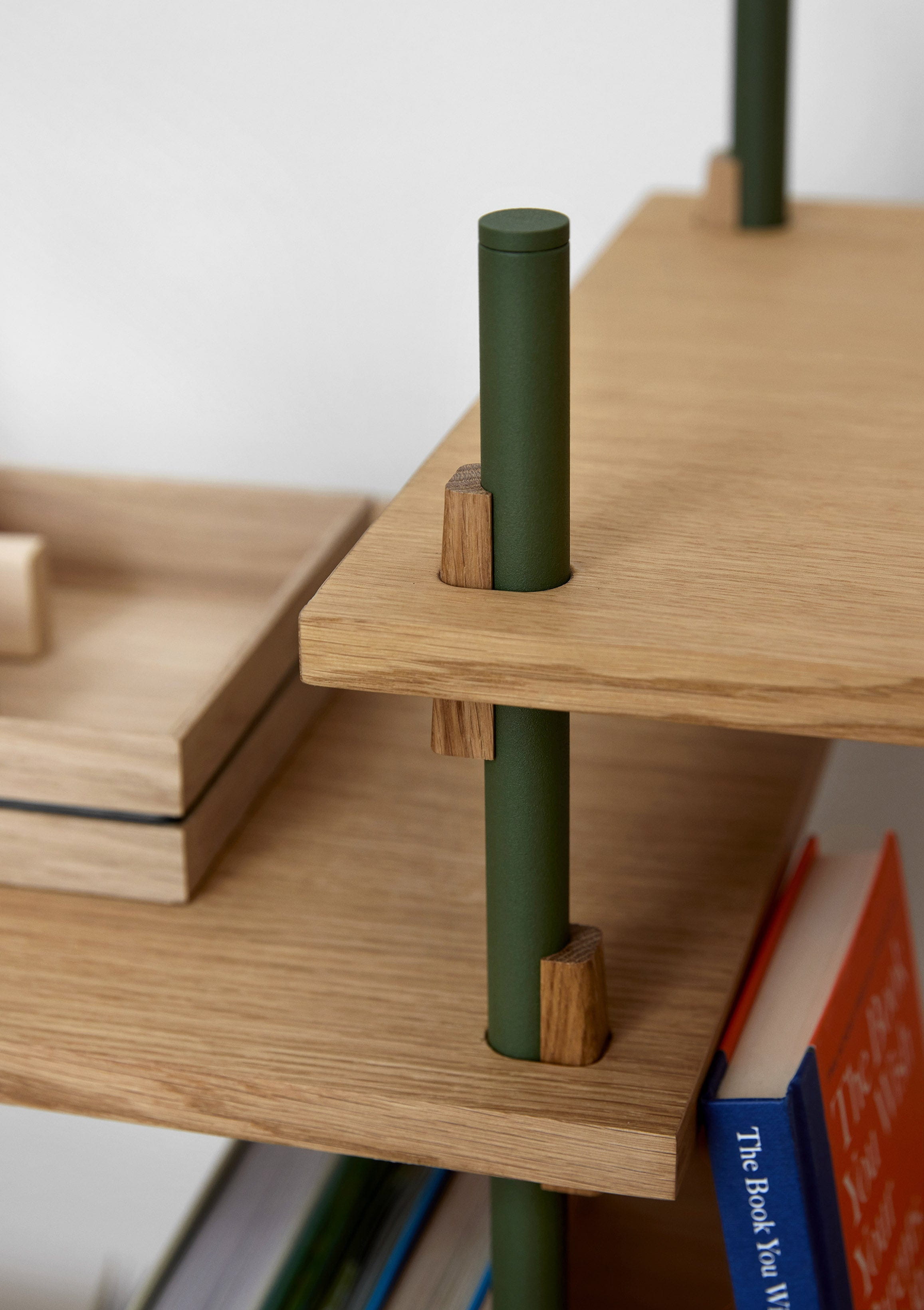 [product_category]-Moebe Shelving System S.255.2.A, Oak/Pine Green-Moebe-5713520012877-S.255.2.A.OA.PG-MOE-3