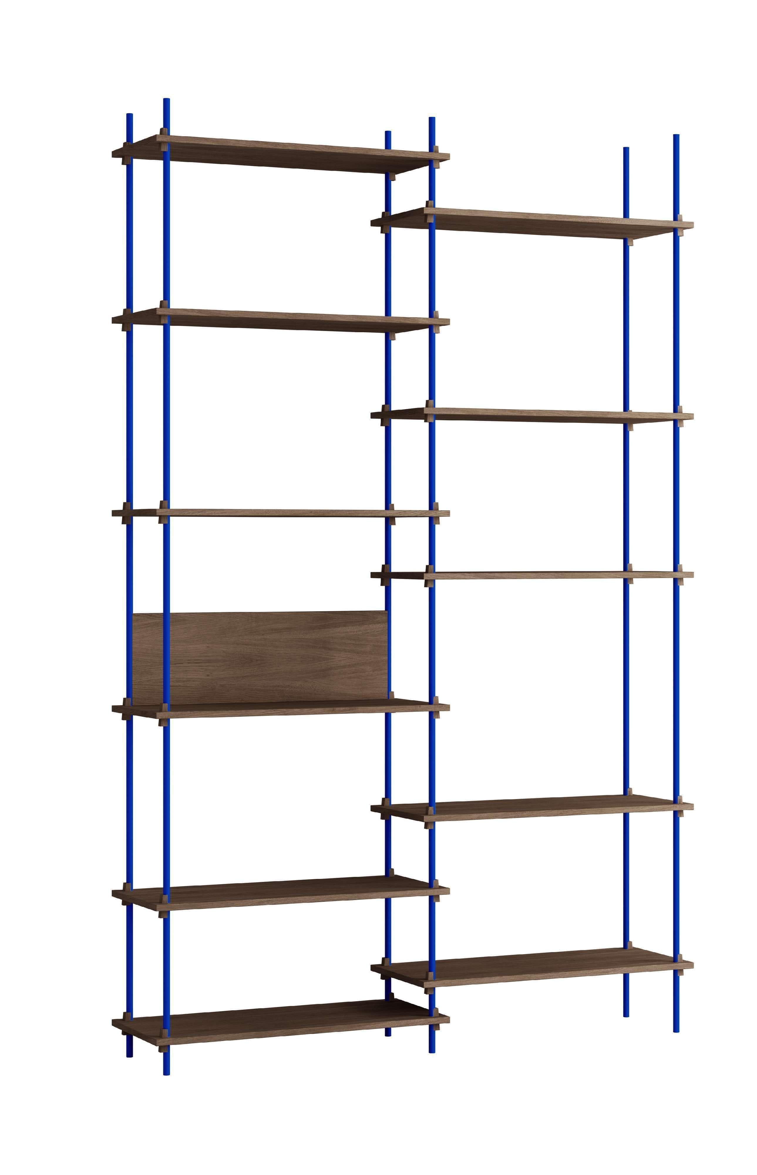 [product_category]-Moebe Shelving System S.255.2.A, Smoked Oak/Deep Blue-Moebe-5713520015212-S.255.2.A.SO.DB-MOE-1