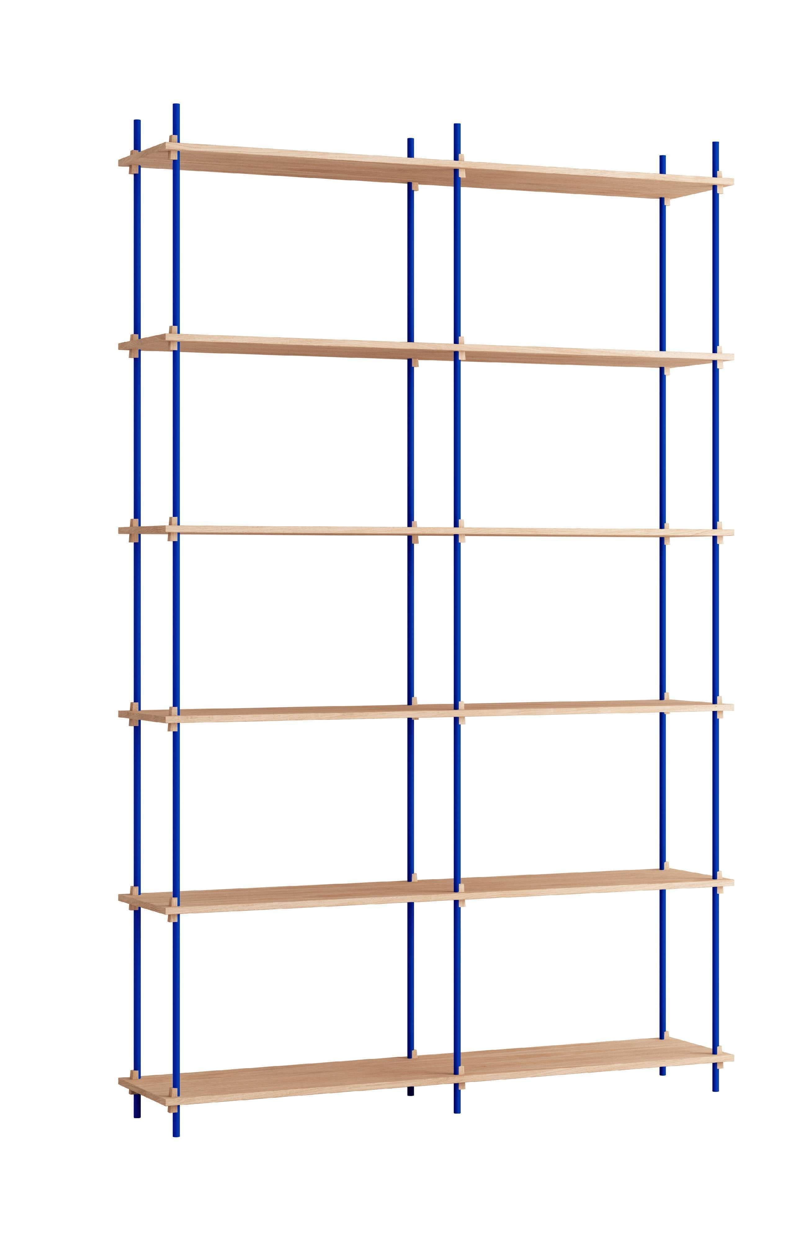 [product_category]-Moebe Shelving System S.255.2.B, Oak/Deep Blue-Moebe-5713520014444-S.255.2.B.OA.DB-MOE-1