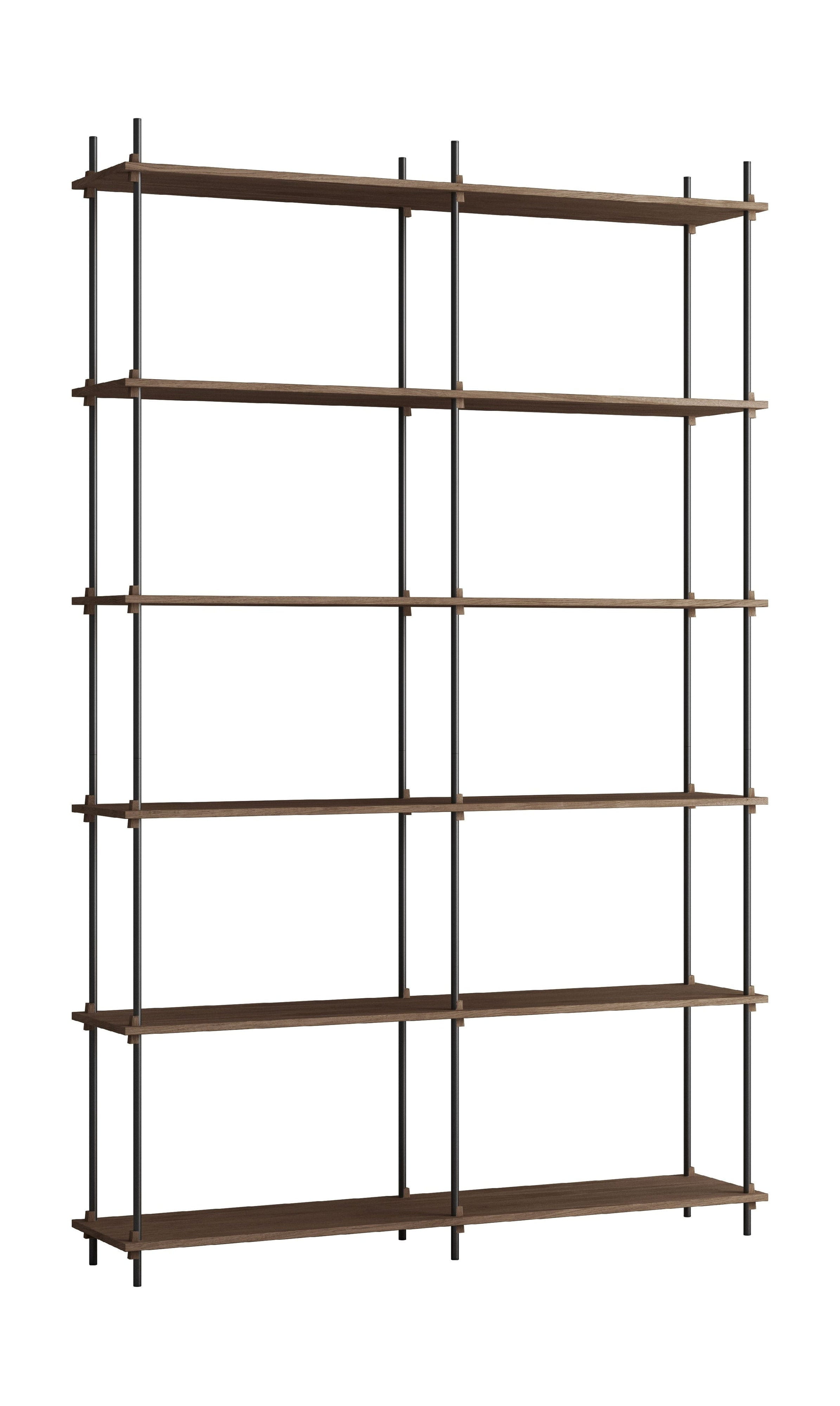[product_category]-Moebe Shelving System S.255.2.B, Smoked Oak/Black-Moebe-5713520011122-S.255.2.B.SO.BL-MOE-21