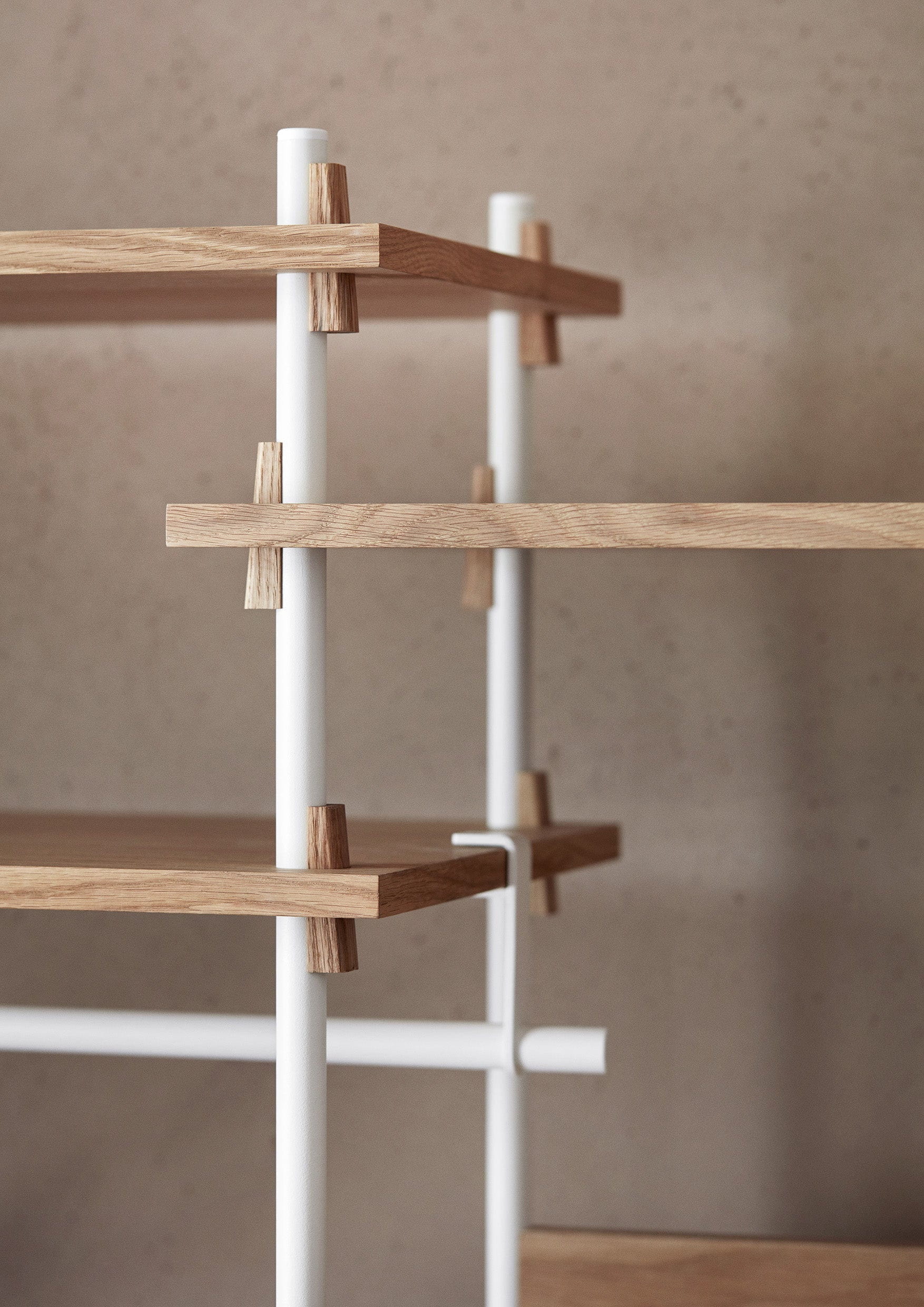 [product_category]-Moebe Shelving System S.255.2.C, Oak/White-Moebe-5713520008078-S.255.2.C.OA.WH-MOE-34