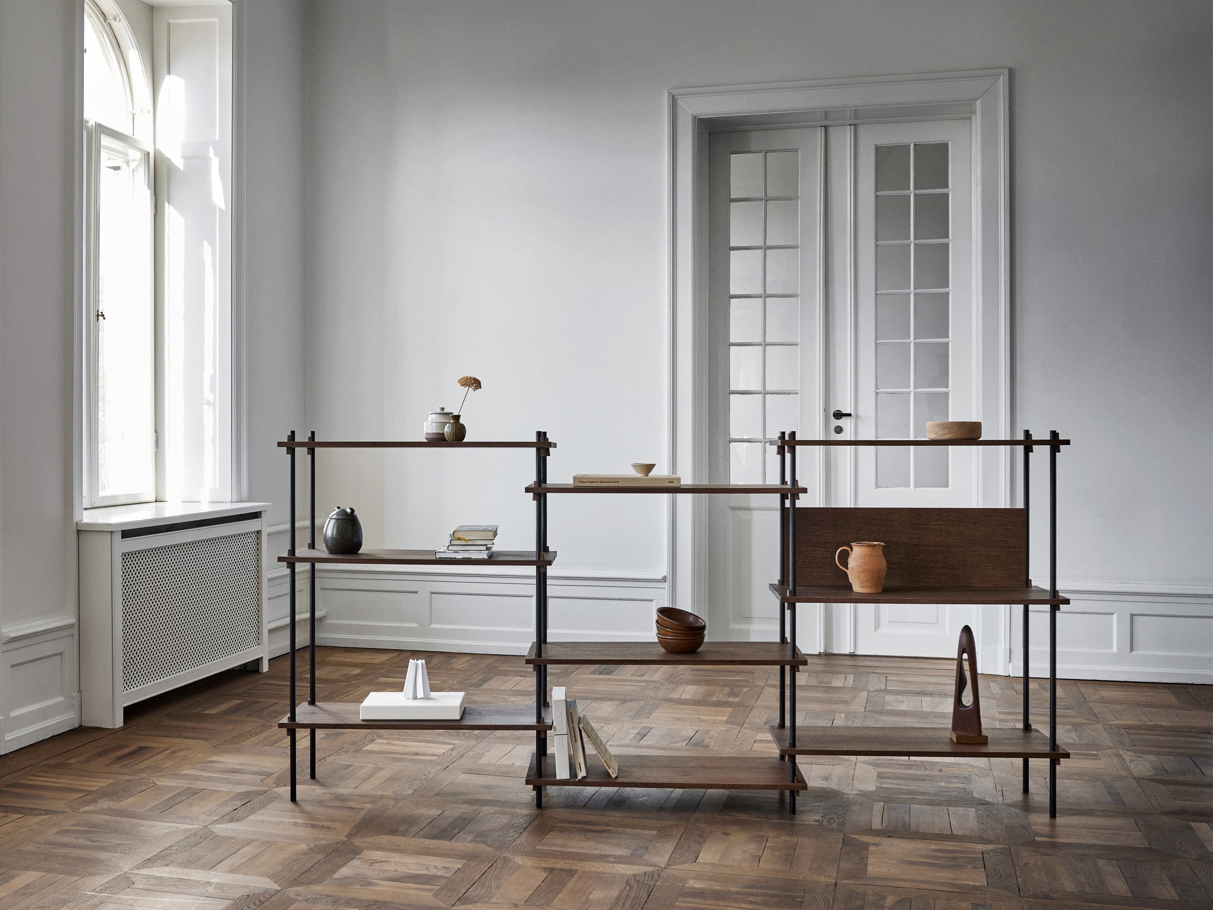 [product_category]-Moebe Shelving System S.255.2.C, Smoked Oak/Black-Moebe-5713520011139-S.255.2.C.SO.BL-MOE-12
