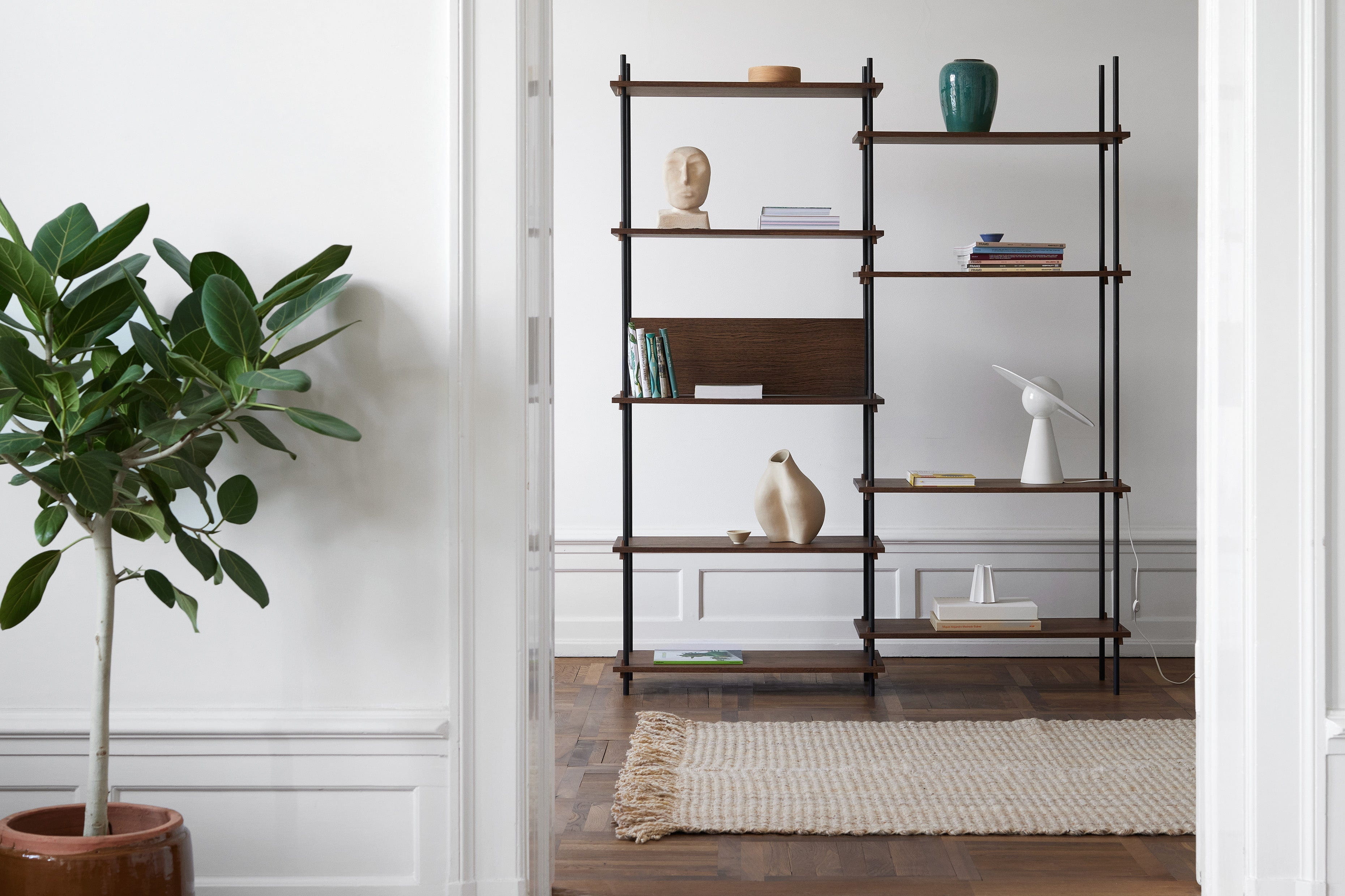 [product_category]-Moebe Shelving System S.255.2.C, Smoked Oak/Black-Moebe-5713520011139-S.255.2.C.SO.BL-MOE-16
