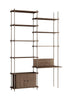 Moebe Shelving System S.255.2.E, Smoked Oak/Warm Grey