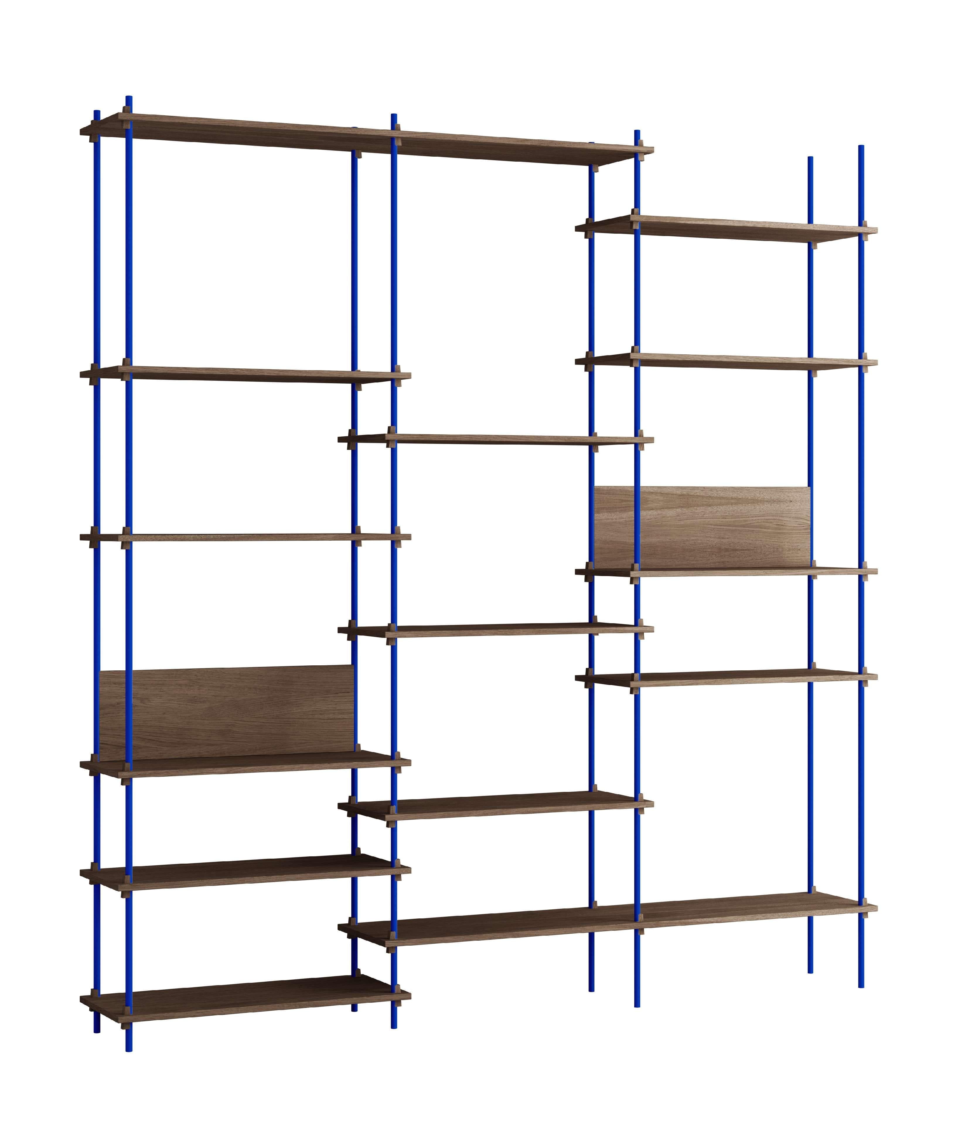 [product_category]-Moebe Shelving System S.255.3.A, Smoked Oak/Deep Blue-Moebe-5713520015380-S.255.3.A.SO.DB-MOE-7