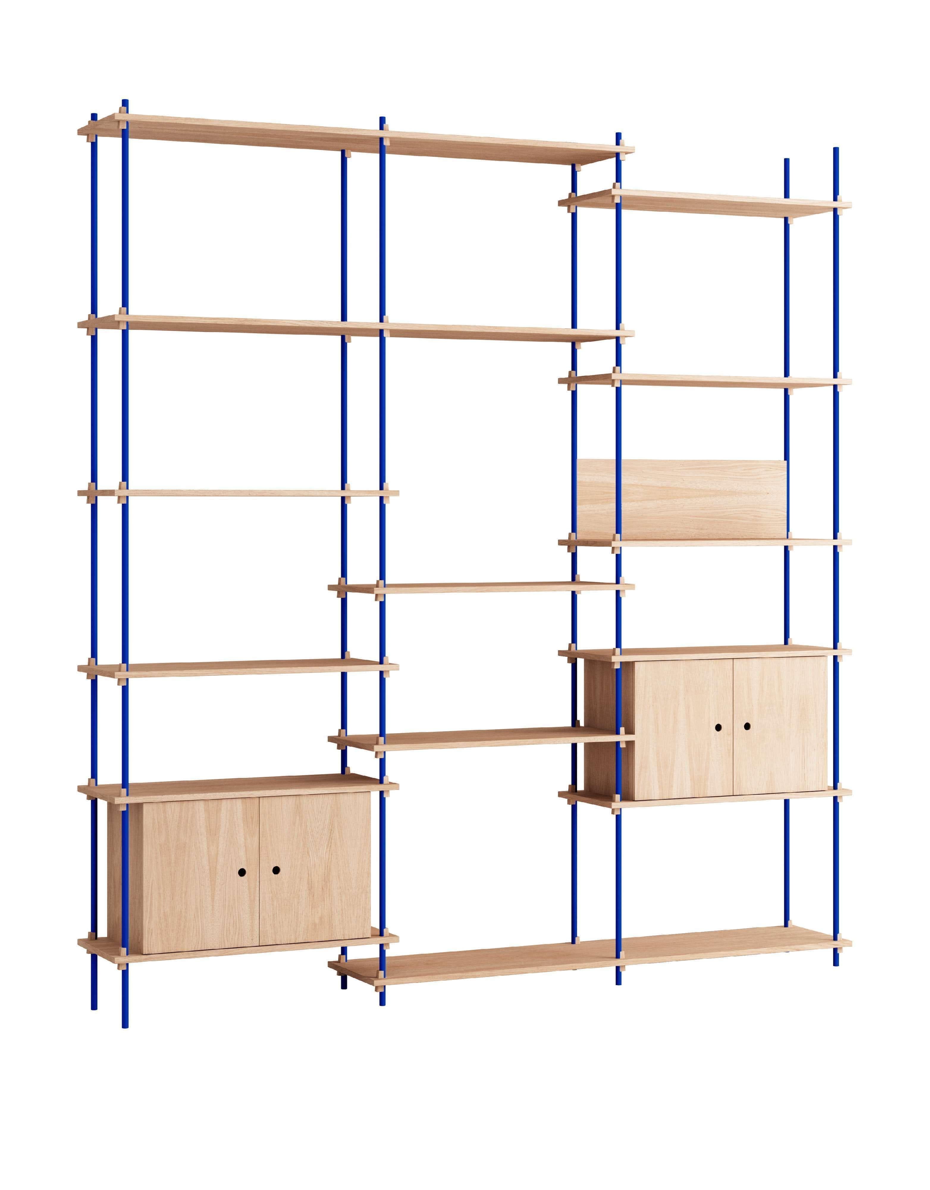 [product_category]-Moebe Shelving System S.255.3.B, Oak/Deep Blue-Moebe-5713520014611-S.255.3.B.OA.DB-MOE-1