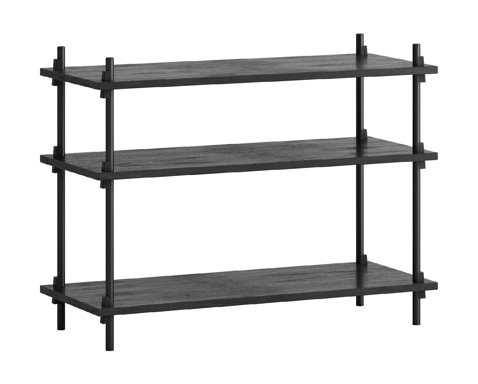 [product_category]-Moebe Shelving System S.65.1.A, Black/Black-Moebe-5713520006128-S.65.1.A.BL.BL-MOE-5
