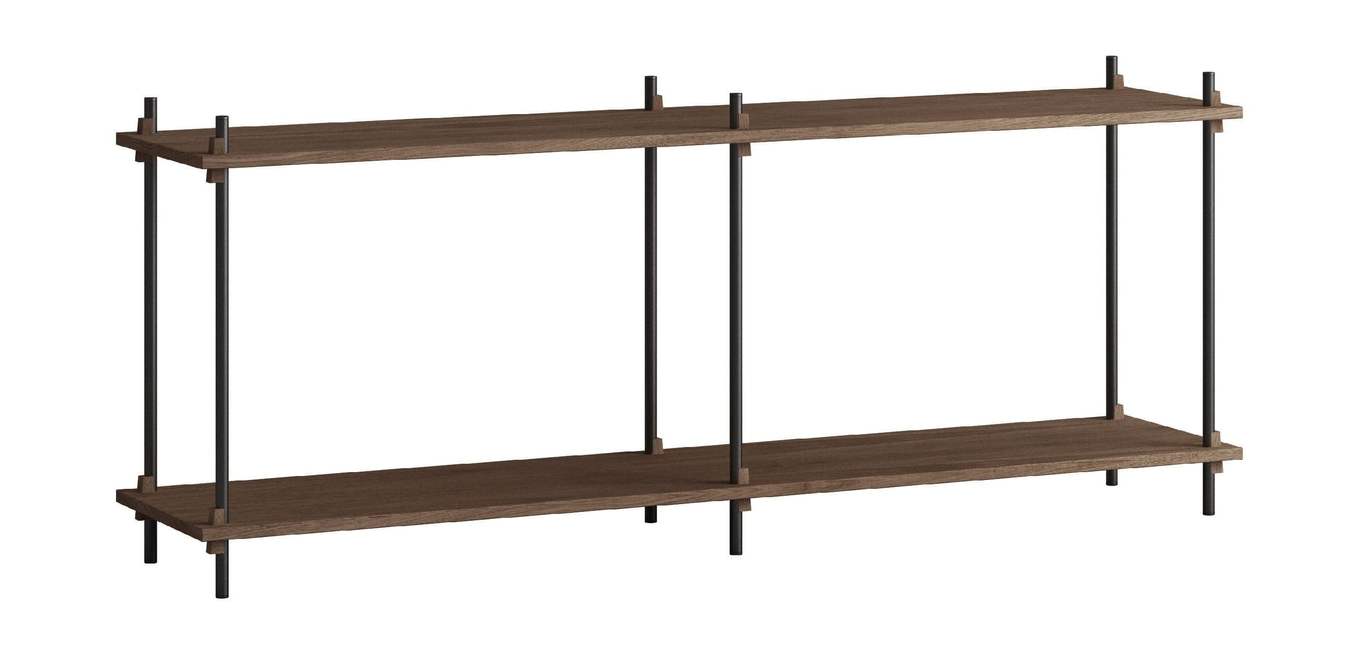 [product_category]-Moebe Shelving System S.65.2.B, Smoked Oak/Black-Moebe-5713520011252-S.65.2.B.SO.BL-MOE-1