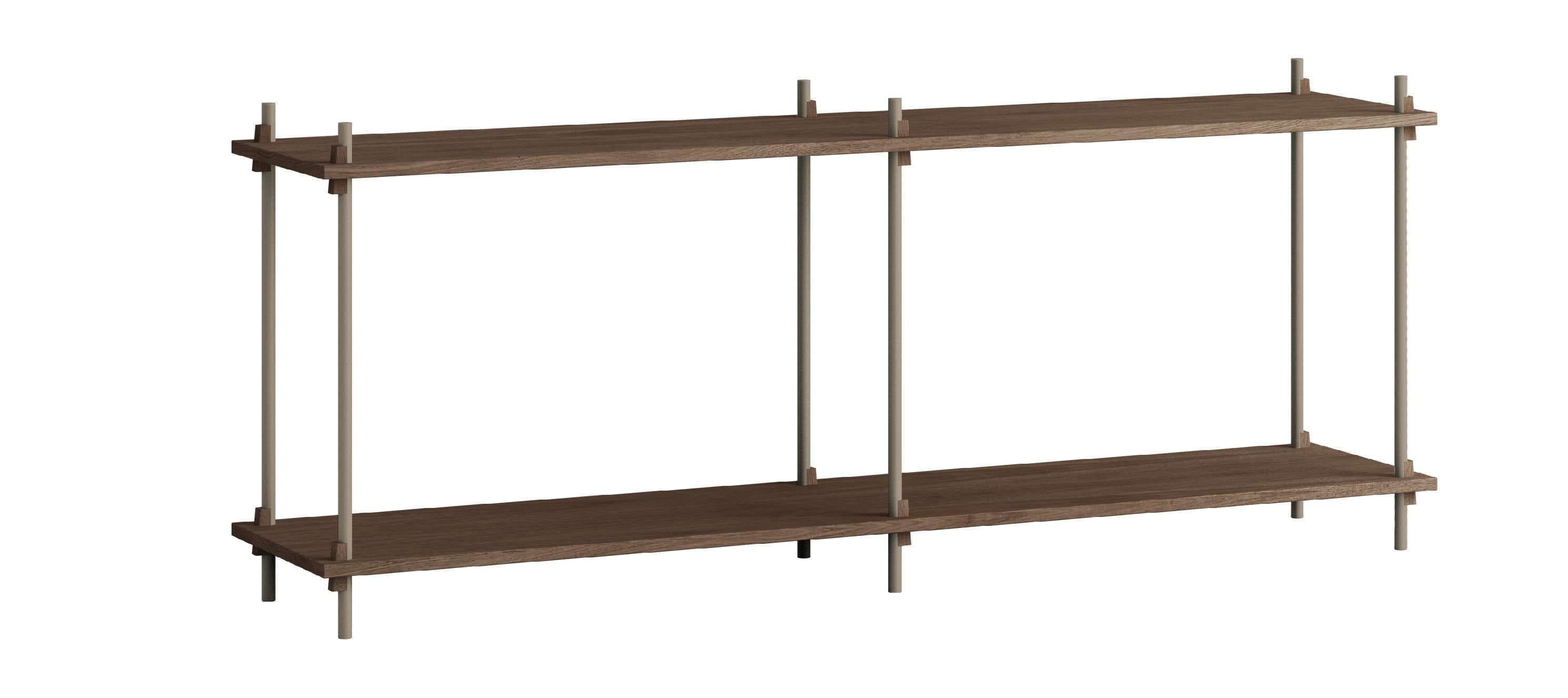 [product_category]-Moebe Shelving System S.65.2.B, Smoked Oak/Warm Grey-Moebe-5713520016615-S.65.2.B.SO.WG-MOE-1