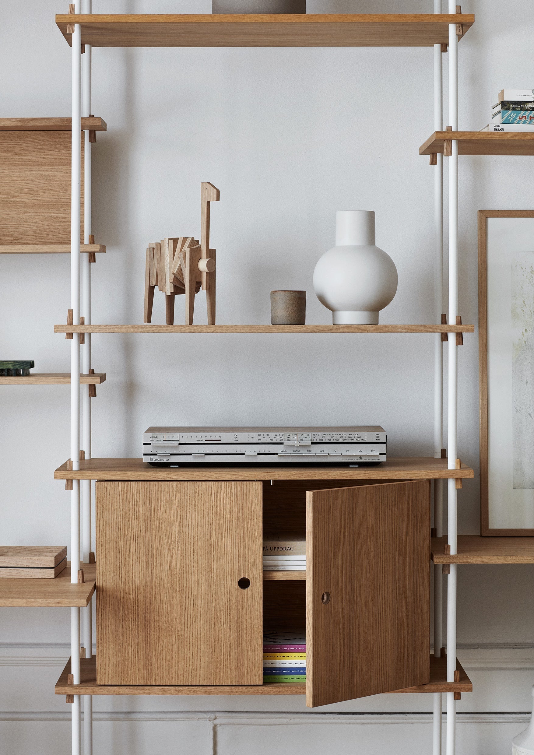 [product_category]-Moebe Shelving System S.85.2.A, Oak/White-Moebe-5713520007910-S.85.2.A.OA.WH-MOE-62